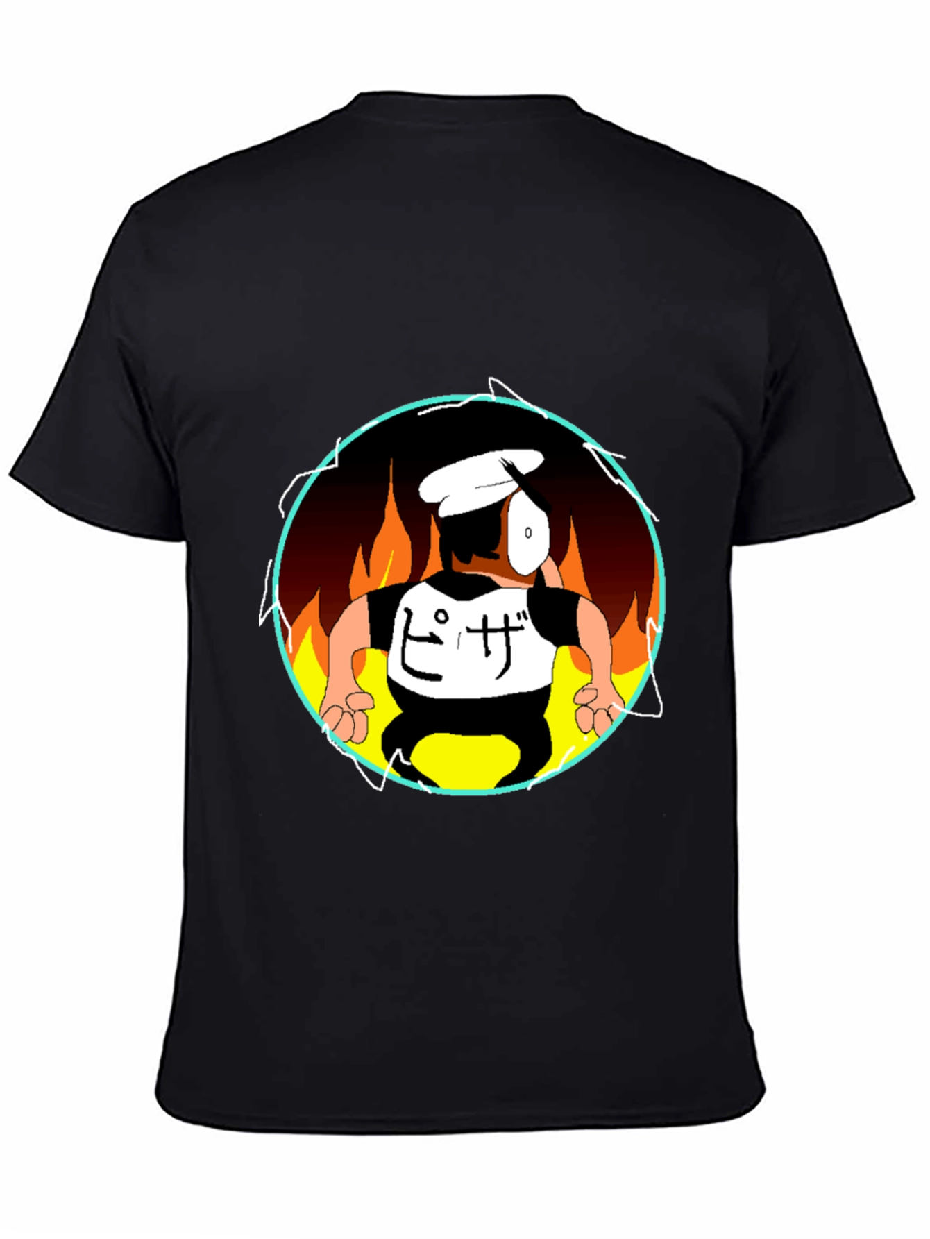Pizza Tower Inspired Black T-Shirt