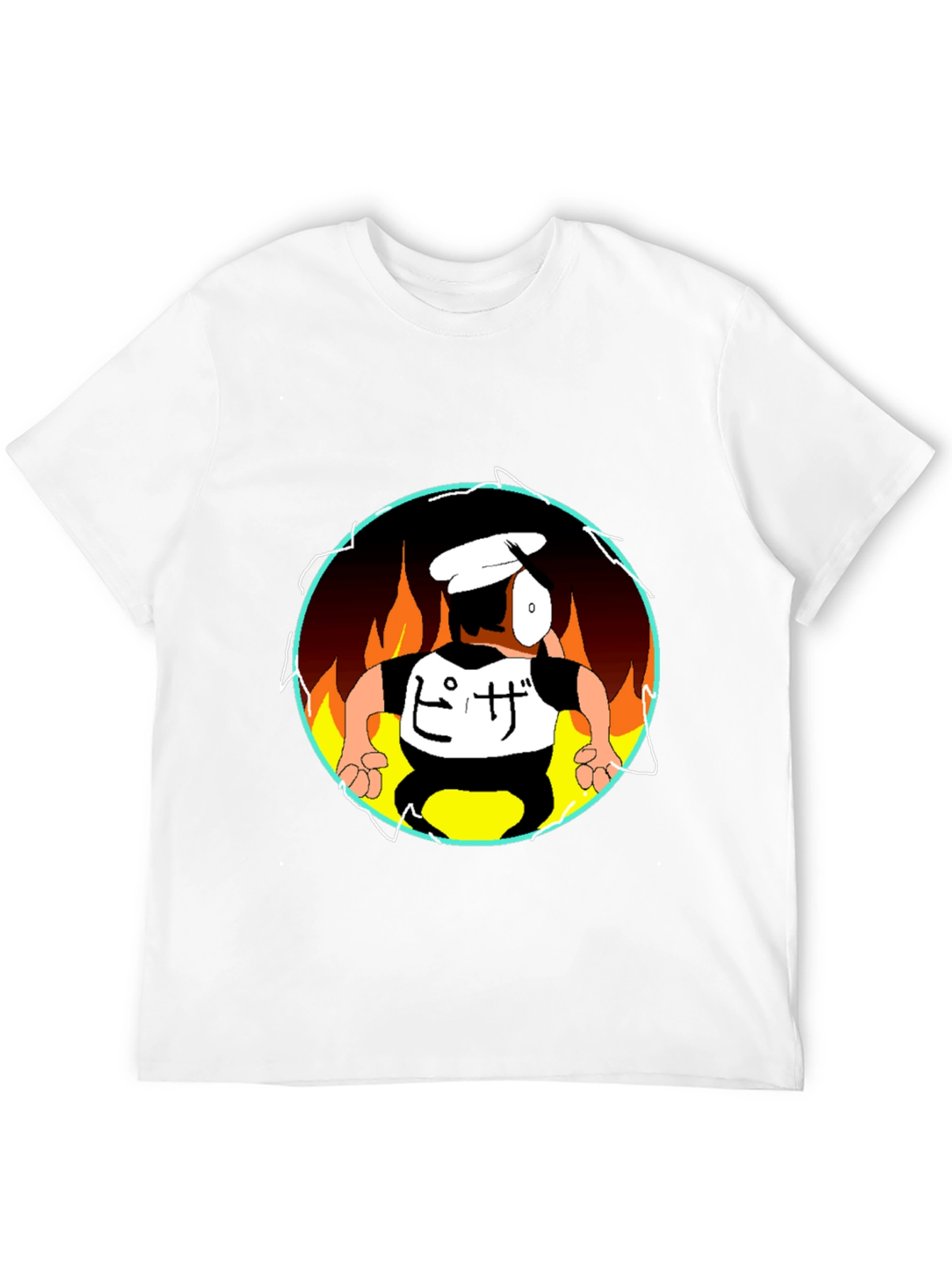 Pizza Tower Inspired Black T-Shirt