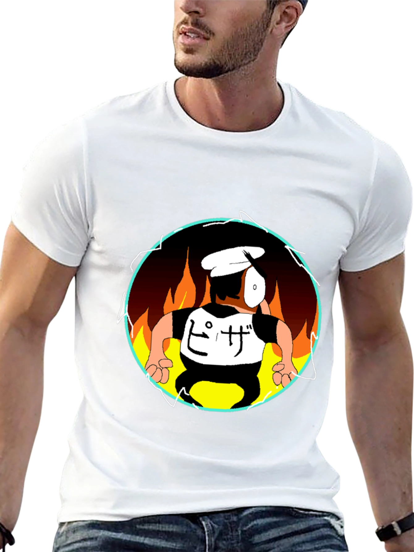 Pizza Tower Inspired Black T-Shirt