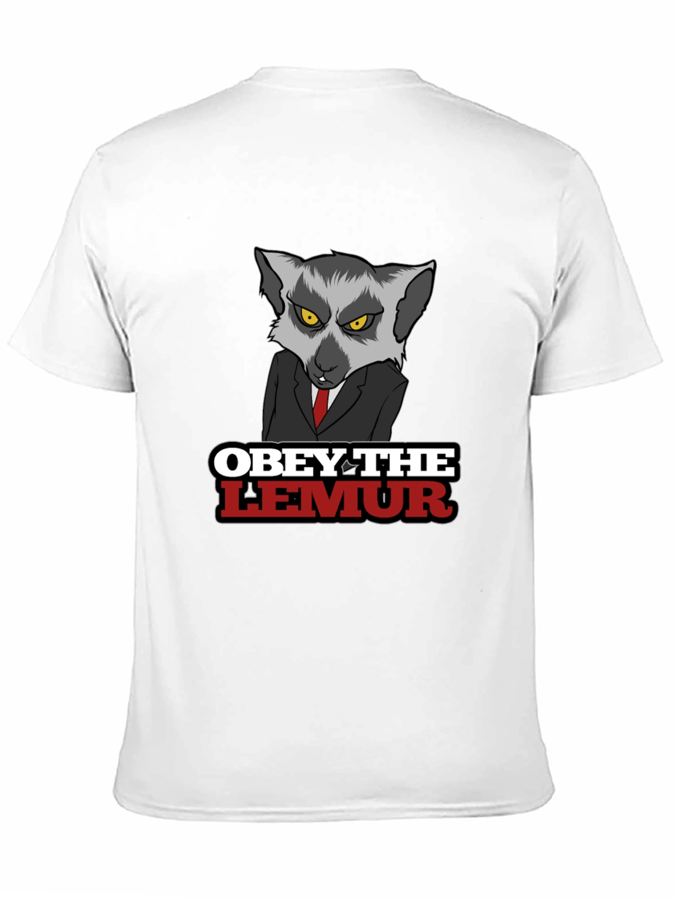 Obey The Lemur Graphic Tee - Mens Black T-Shirt