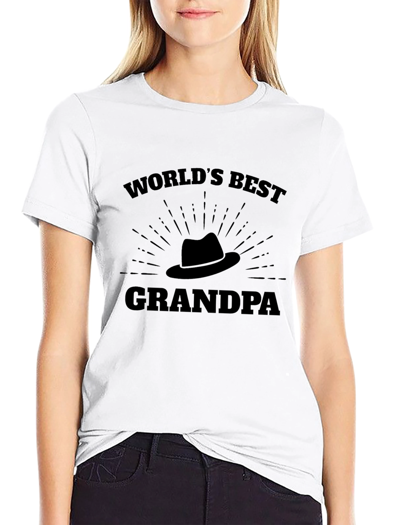 Worlds Best Grandpa T-Shirt - Dad Gift