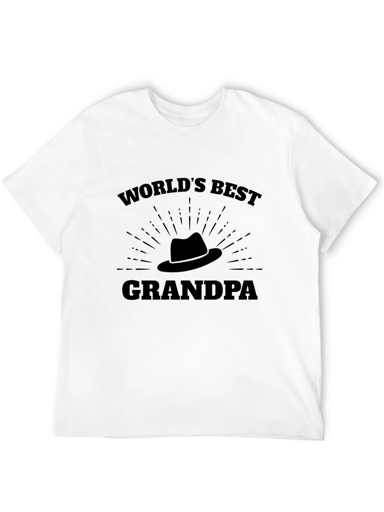 Worlds Best Grandpa T-Shirt - Dad Gift