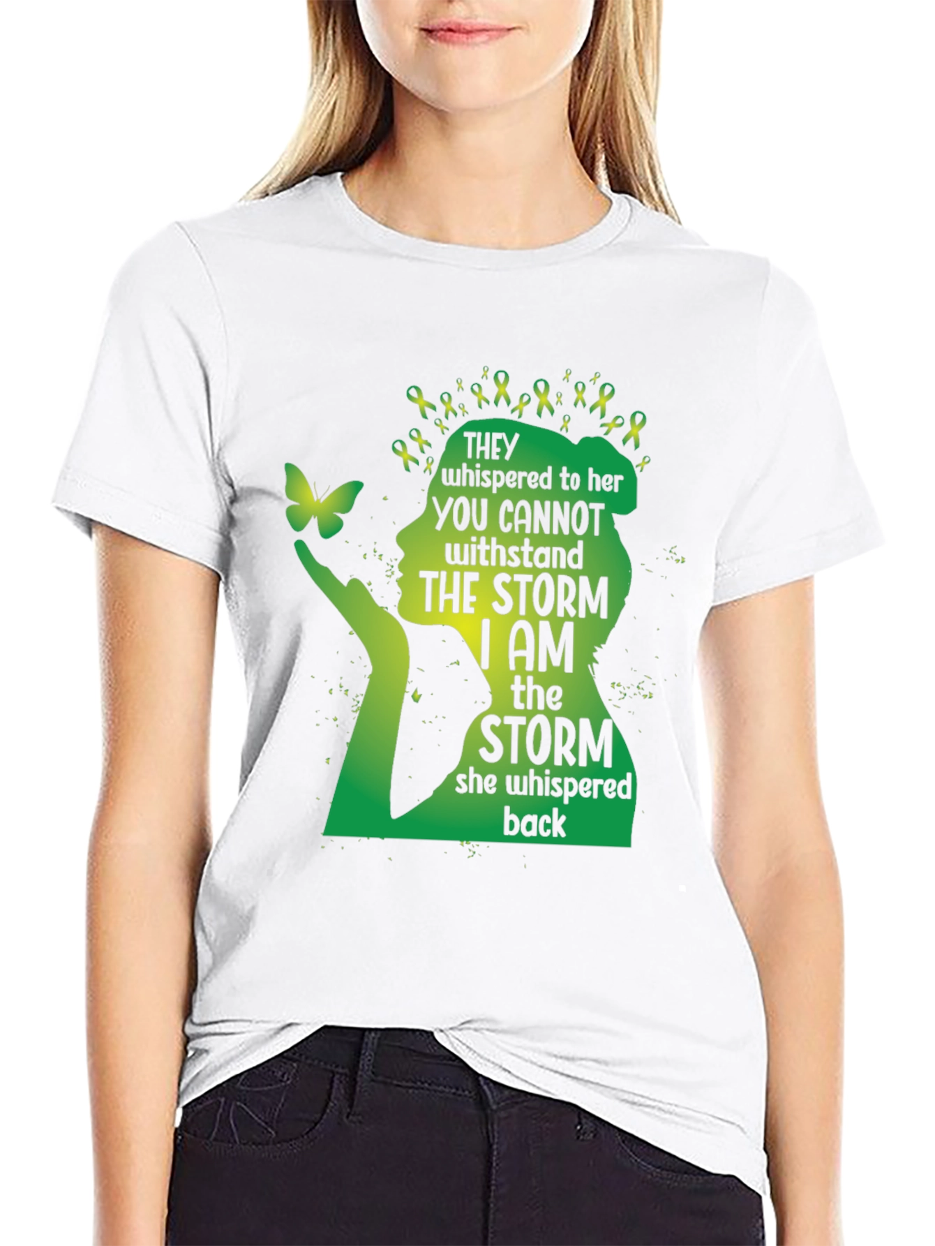 Inspirational I Am The Storm Graphic Tee