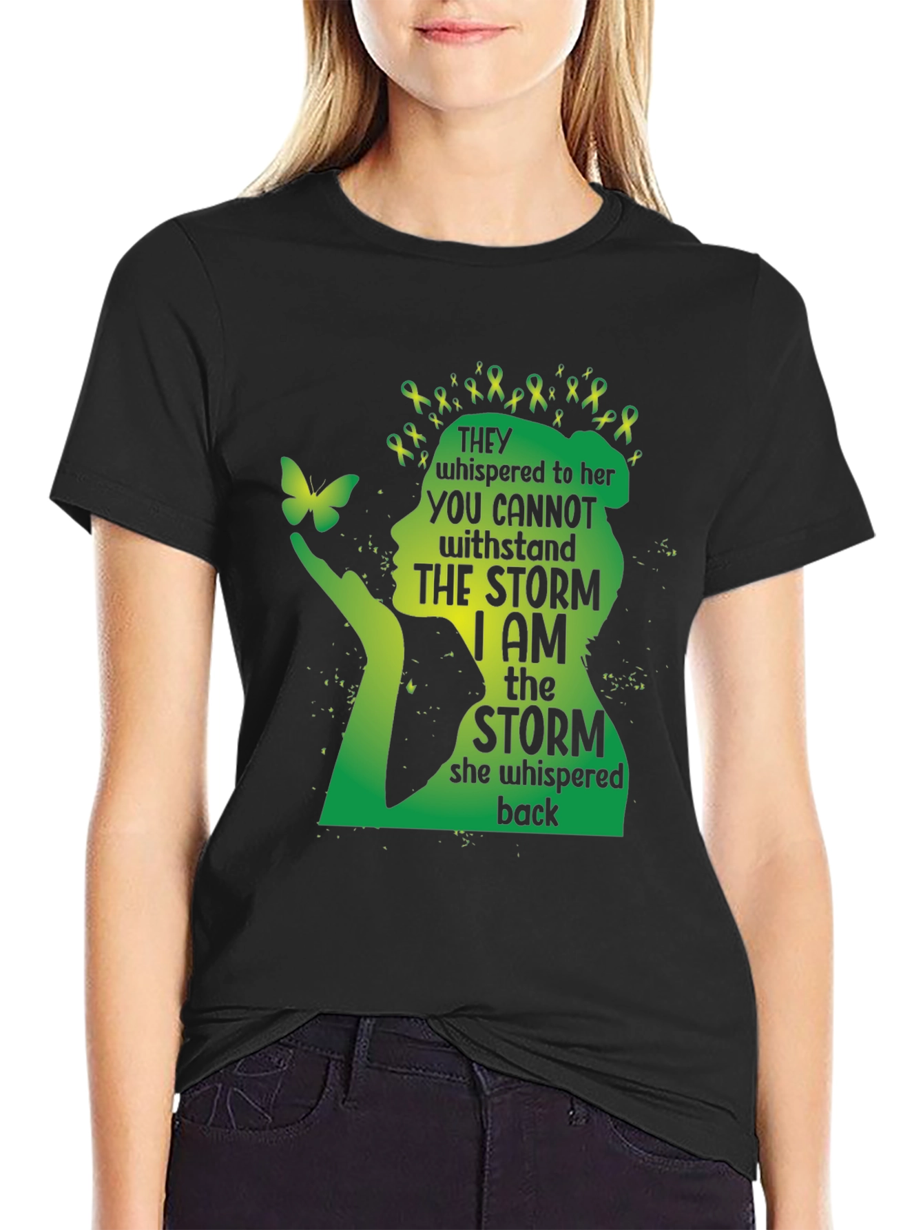 Inspirational I Am The Storm Graphic Tee