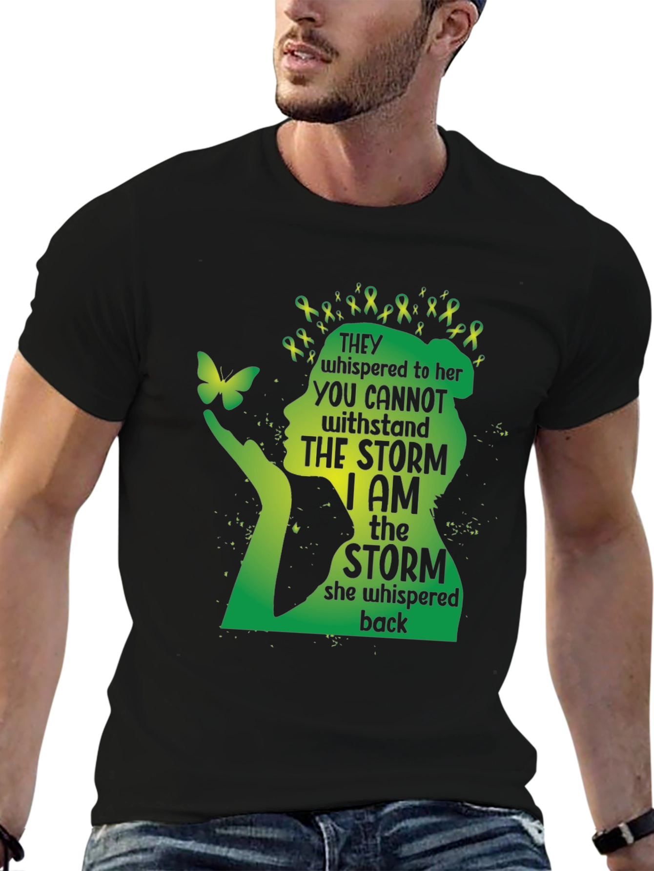 Inspirational I Am The Storm Graphic Tee