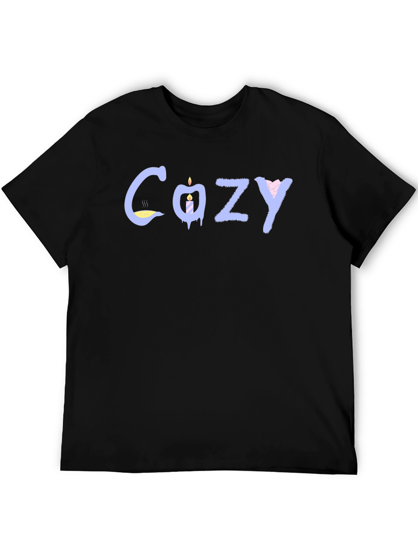 Cozy Graphic Tee - Black T-Shirt