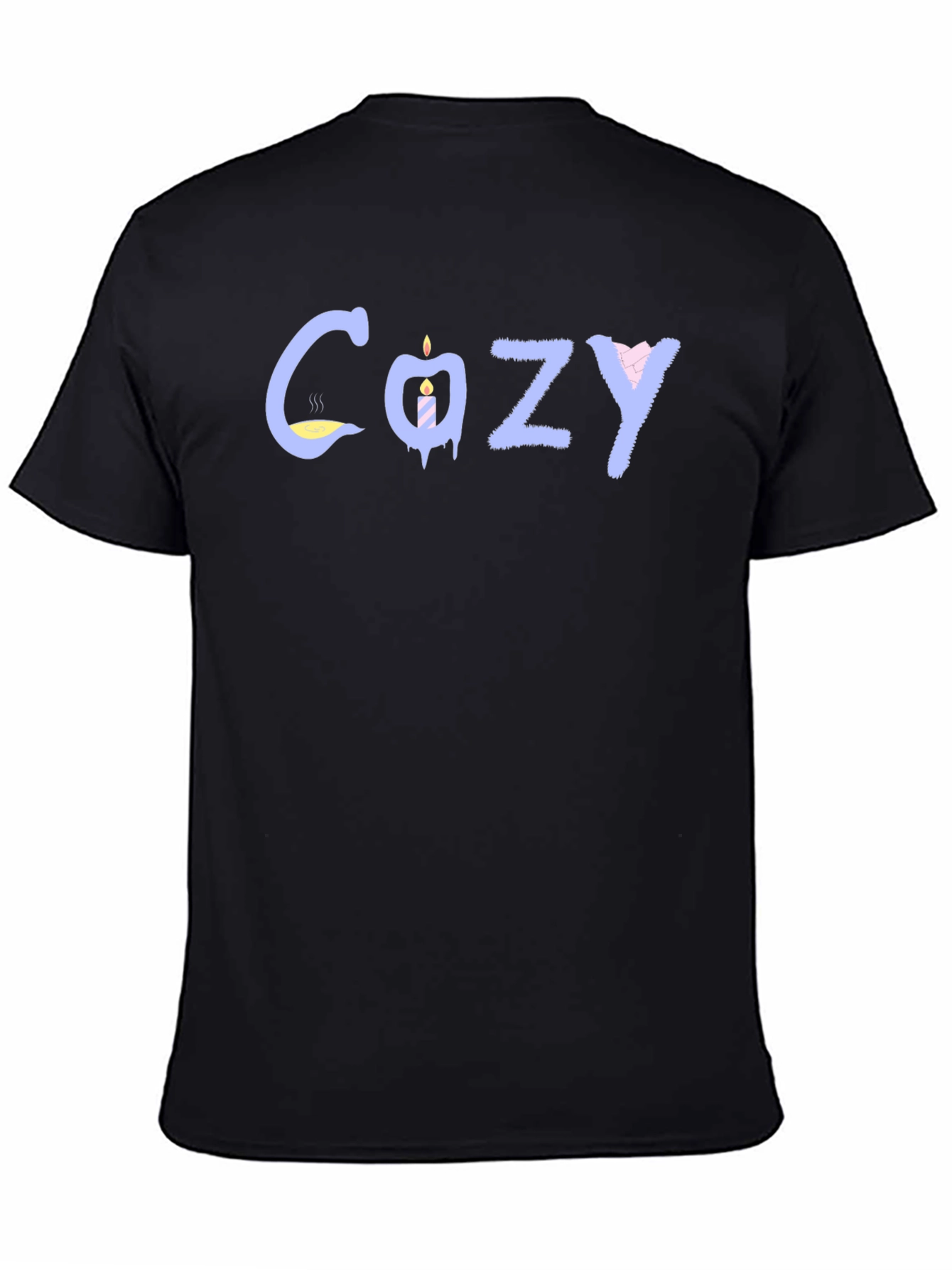 Cozy Graphic Tee - Black T-Shirt