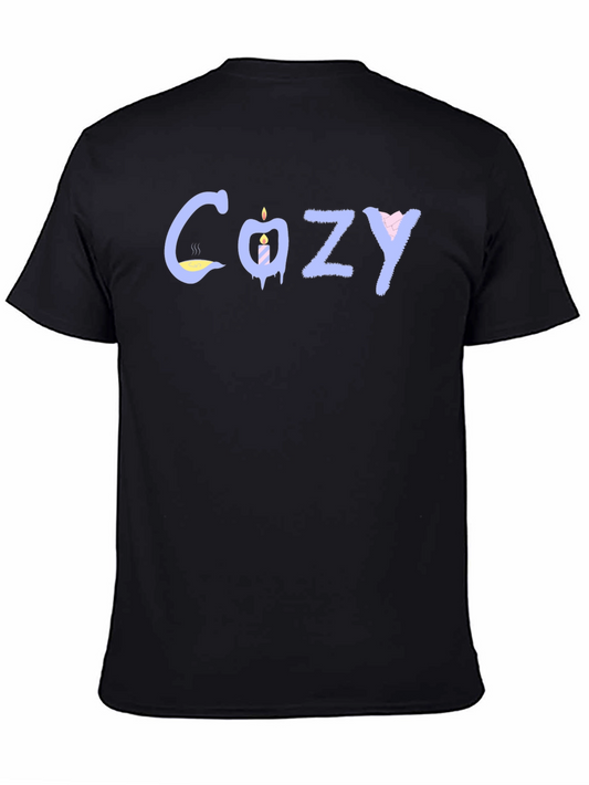 Cozy Graphic Tee - Black T-Shirt