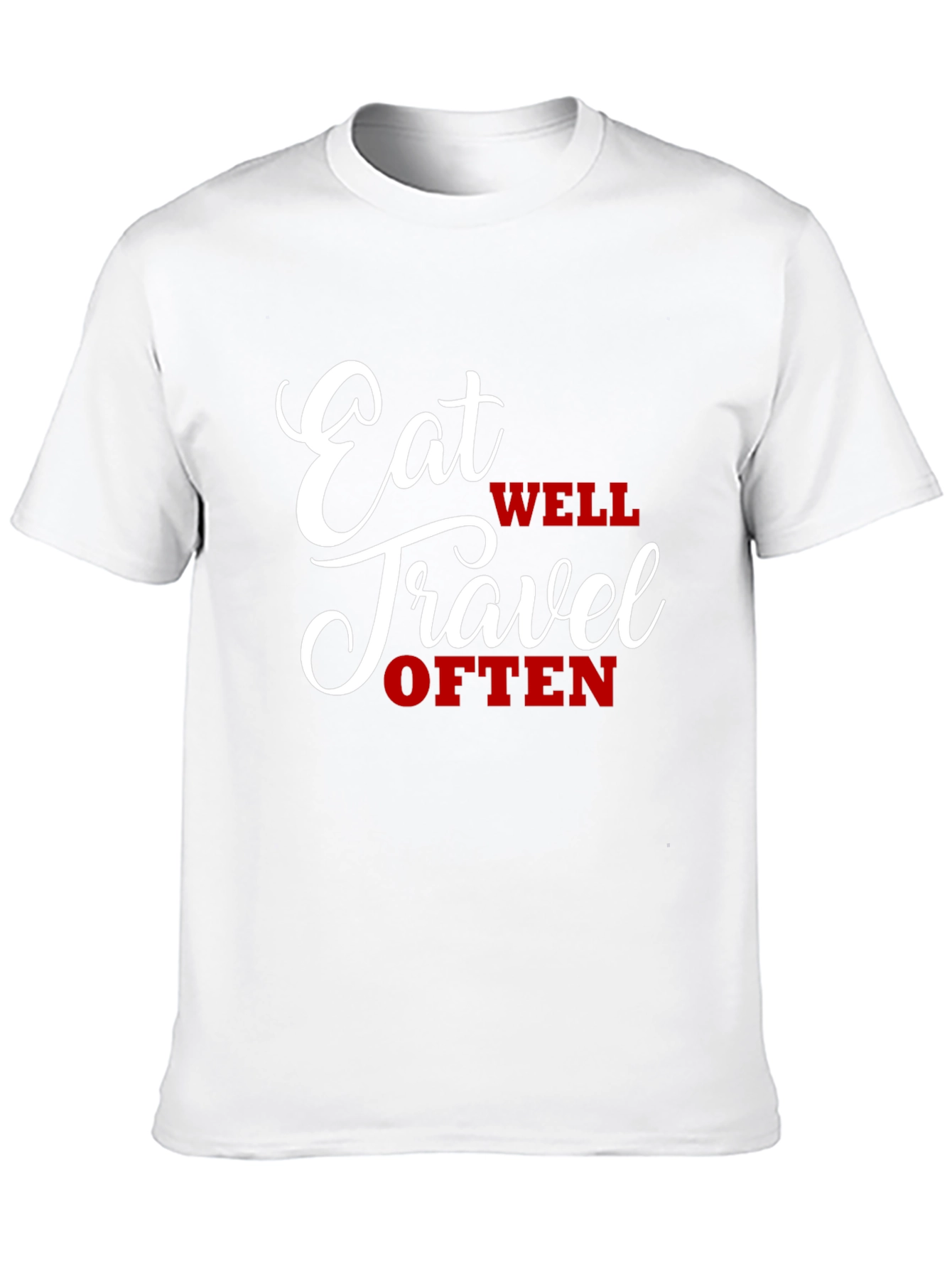 Eat Well Travel Often Graphic Tee