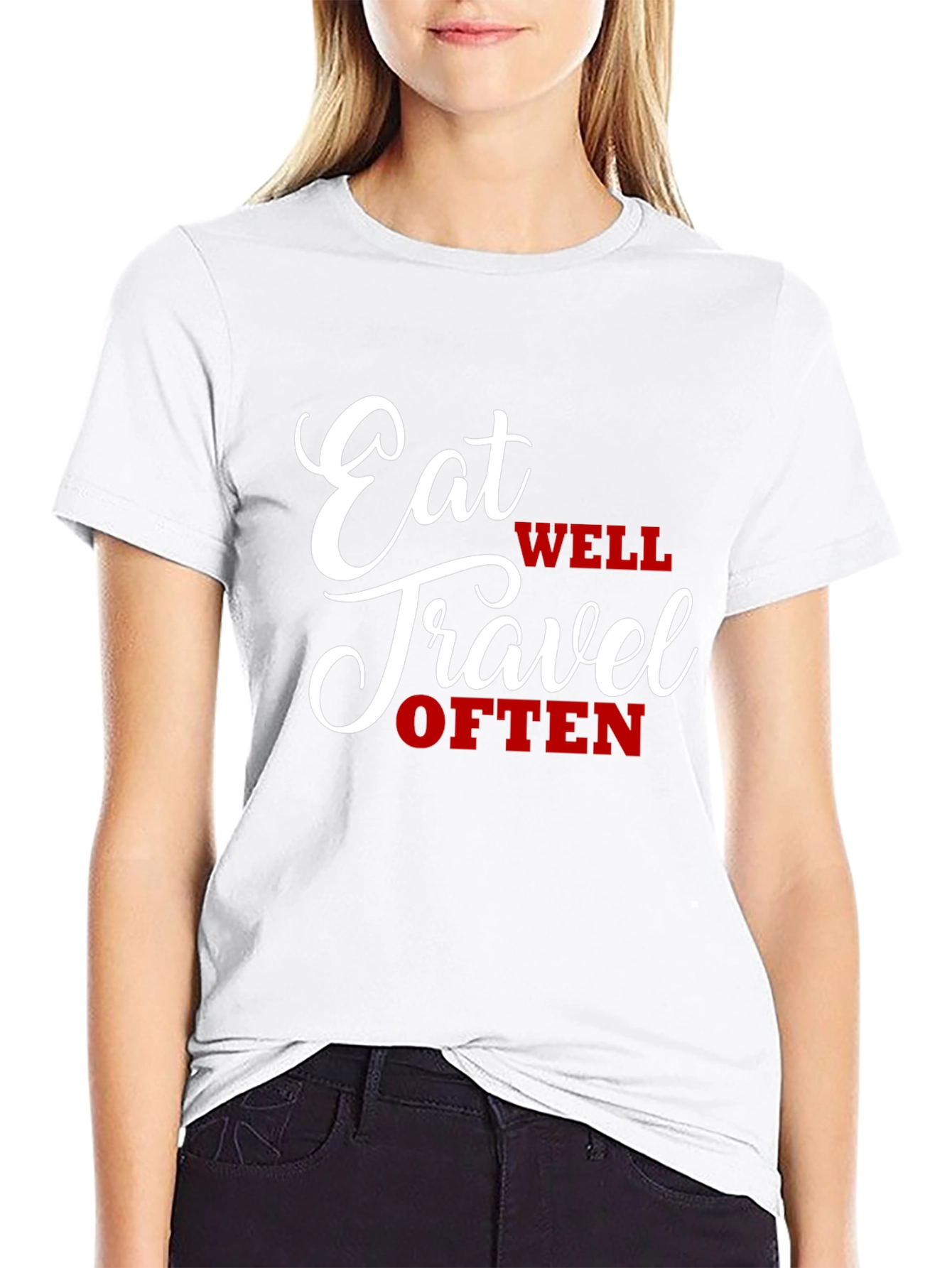 Eat Well Travel Often Graphic Tee