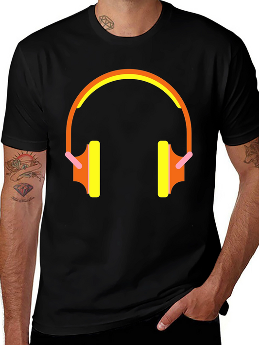 Headphone Graphic Tee - Music Lover