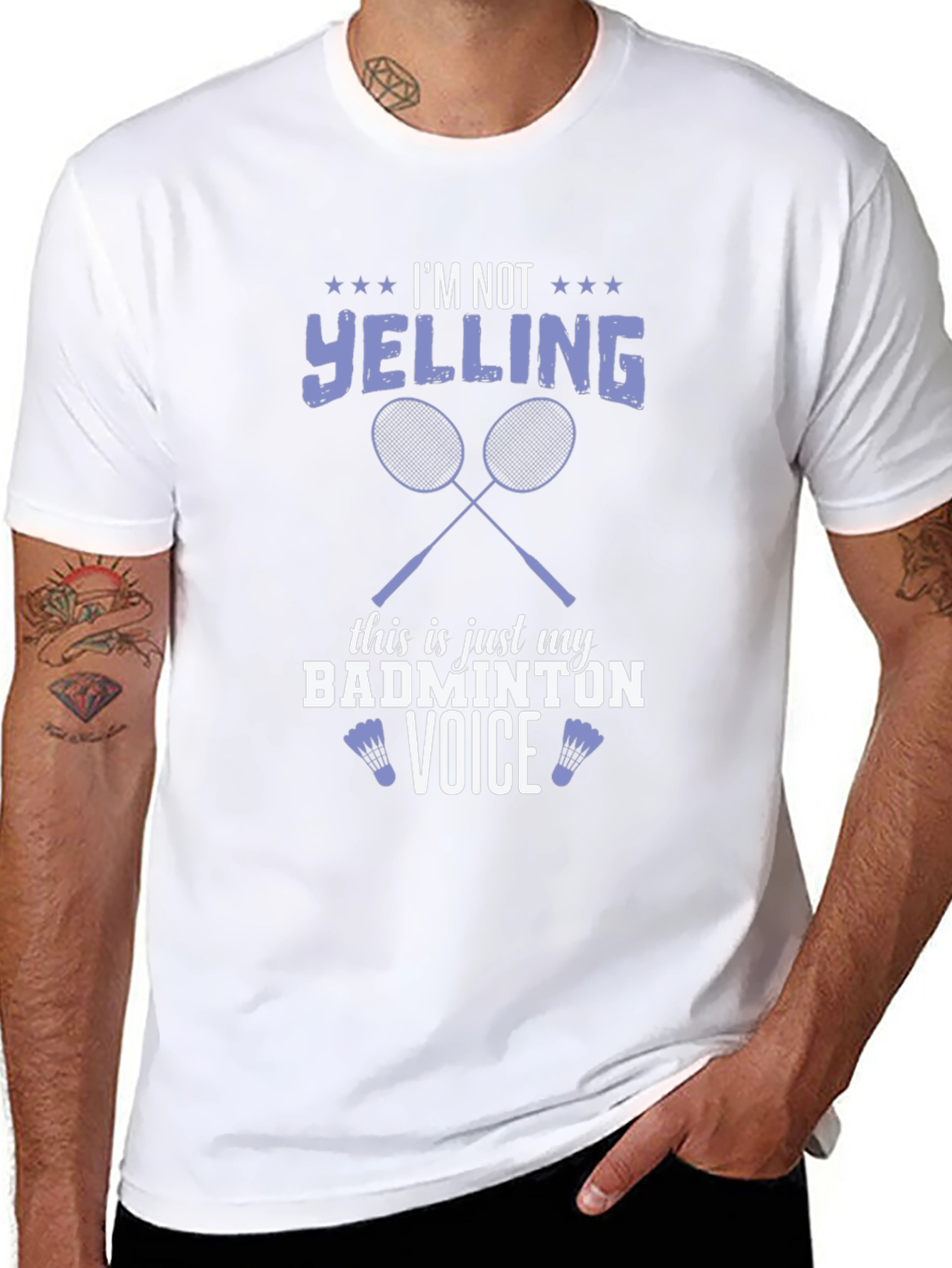 Badminton Voice T-Shirt - Funny Graphic Tee