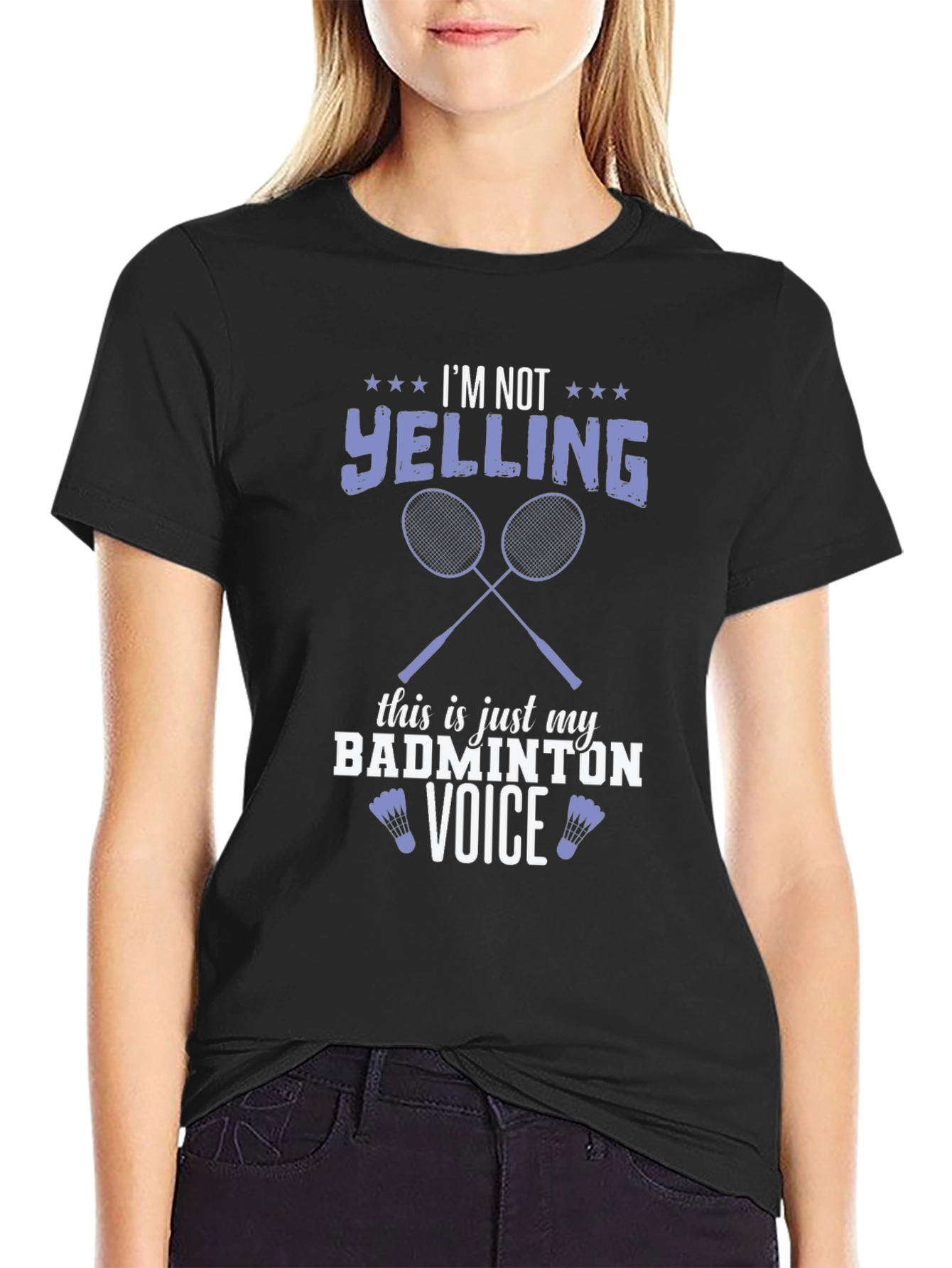 Badminton Voice T-Shirt - Funny Graphic Tee