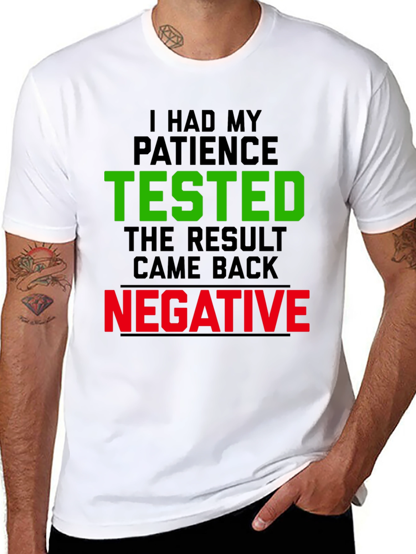 Patience Tested Funny Graphic Tee