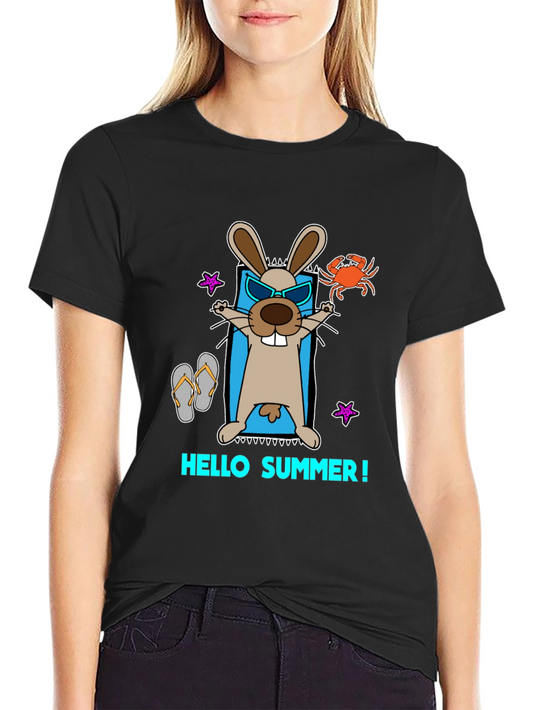 Summer Rabbit Graphic Tee