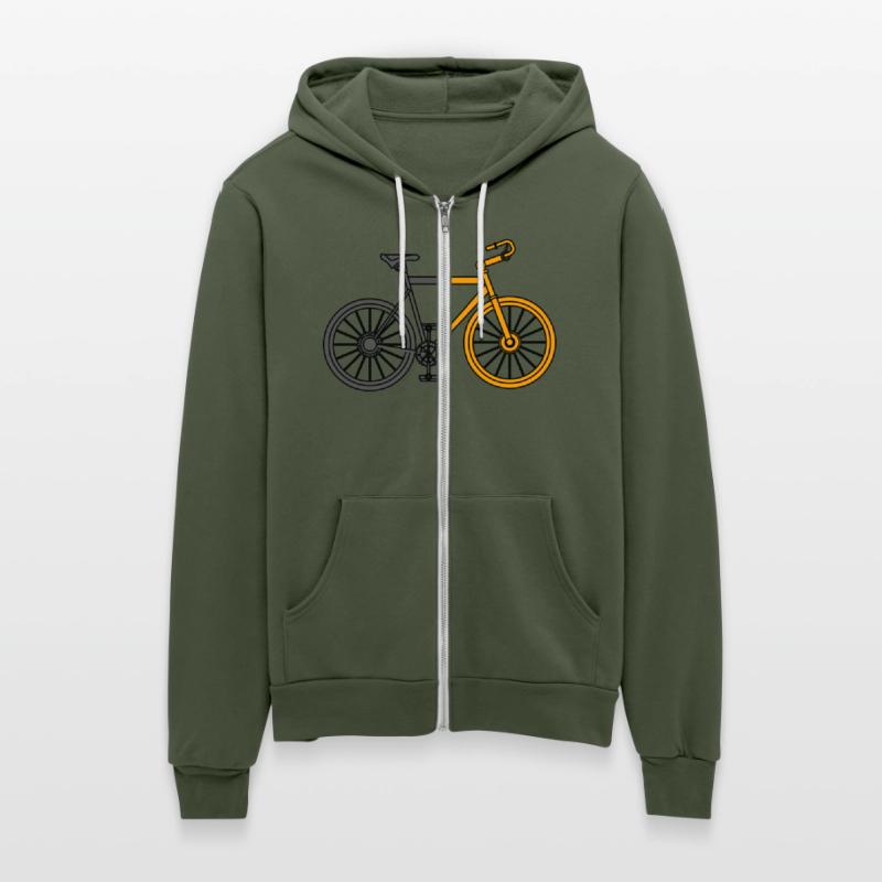 Yellow and gray bike