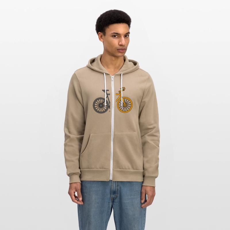 Yellow and gray bike