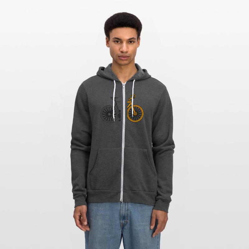 Yellow and gray bike