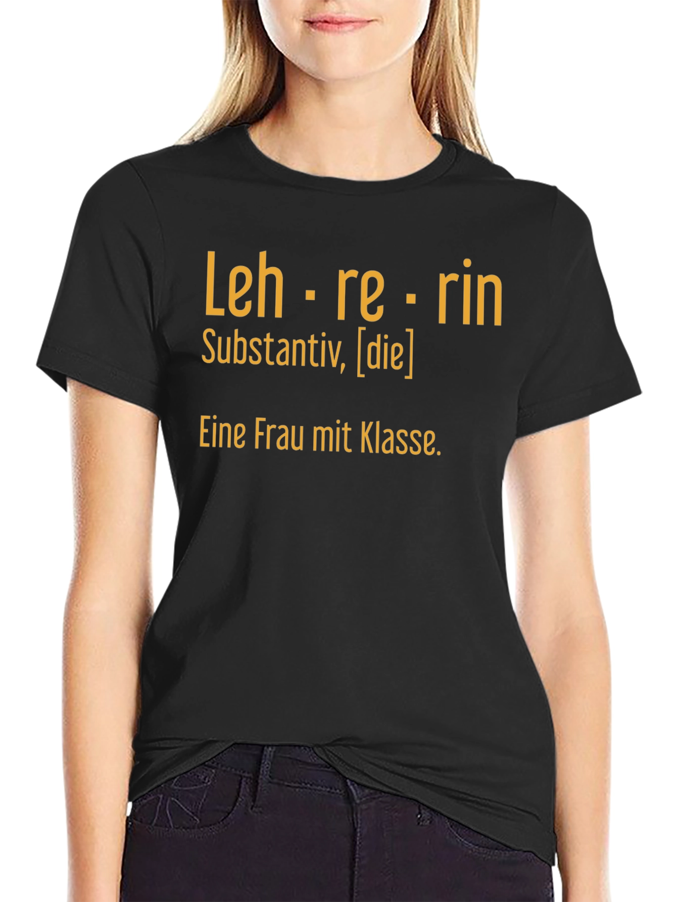 Lehrerin German Teacher Womens T-Shirt