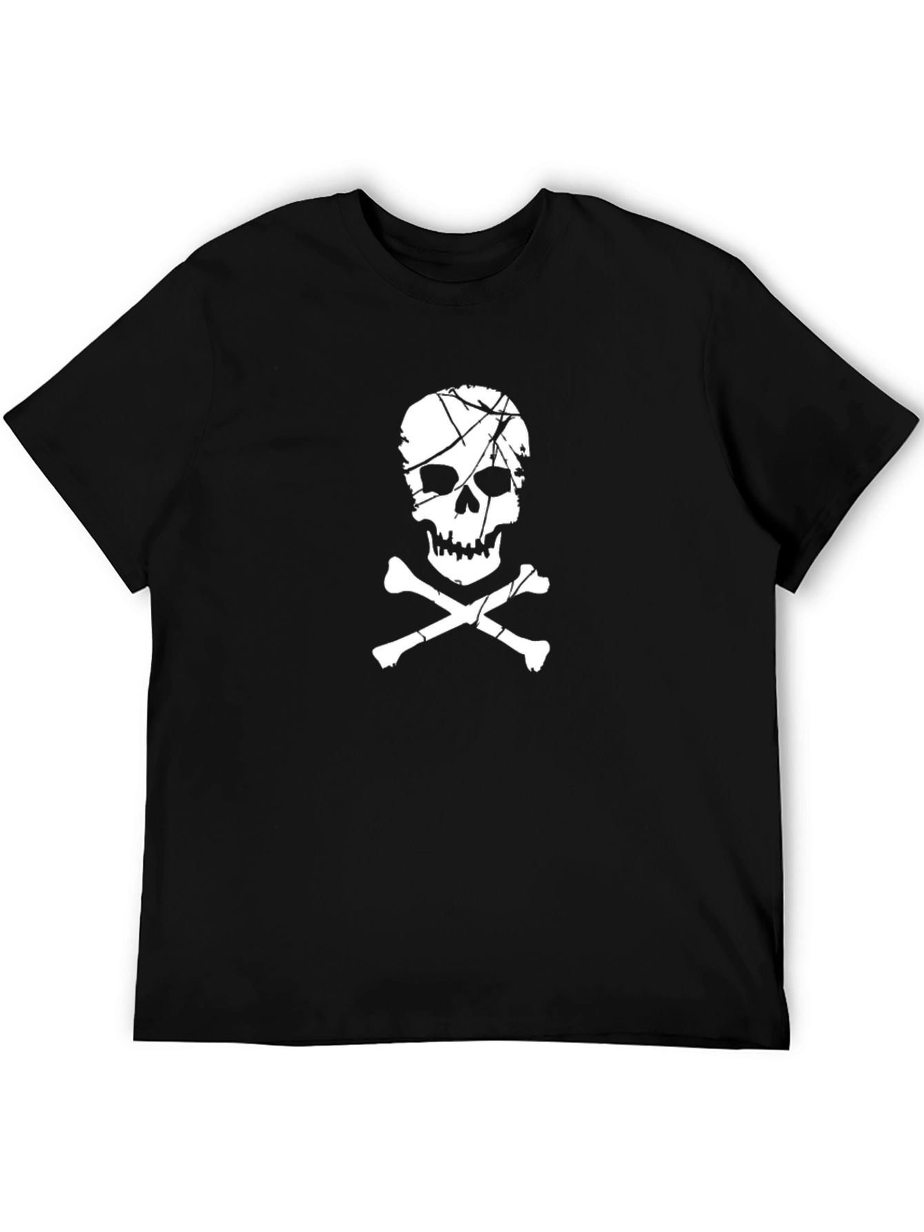 Skull & Crossbones Graphic T-Shirt - Black