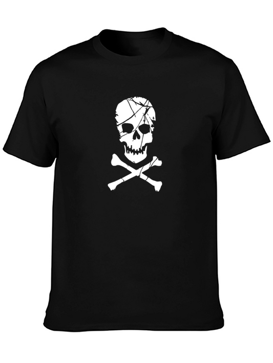 Skull & Crossbones Graphic T-Shirt - Black