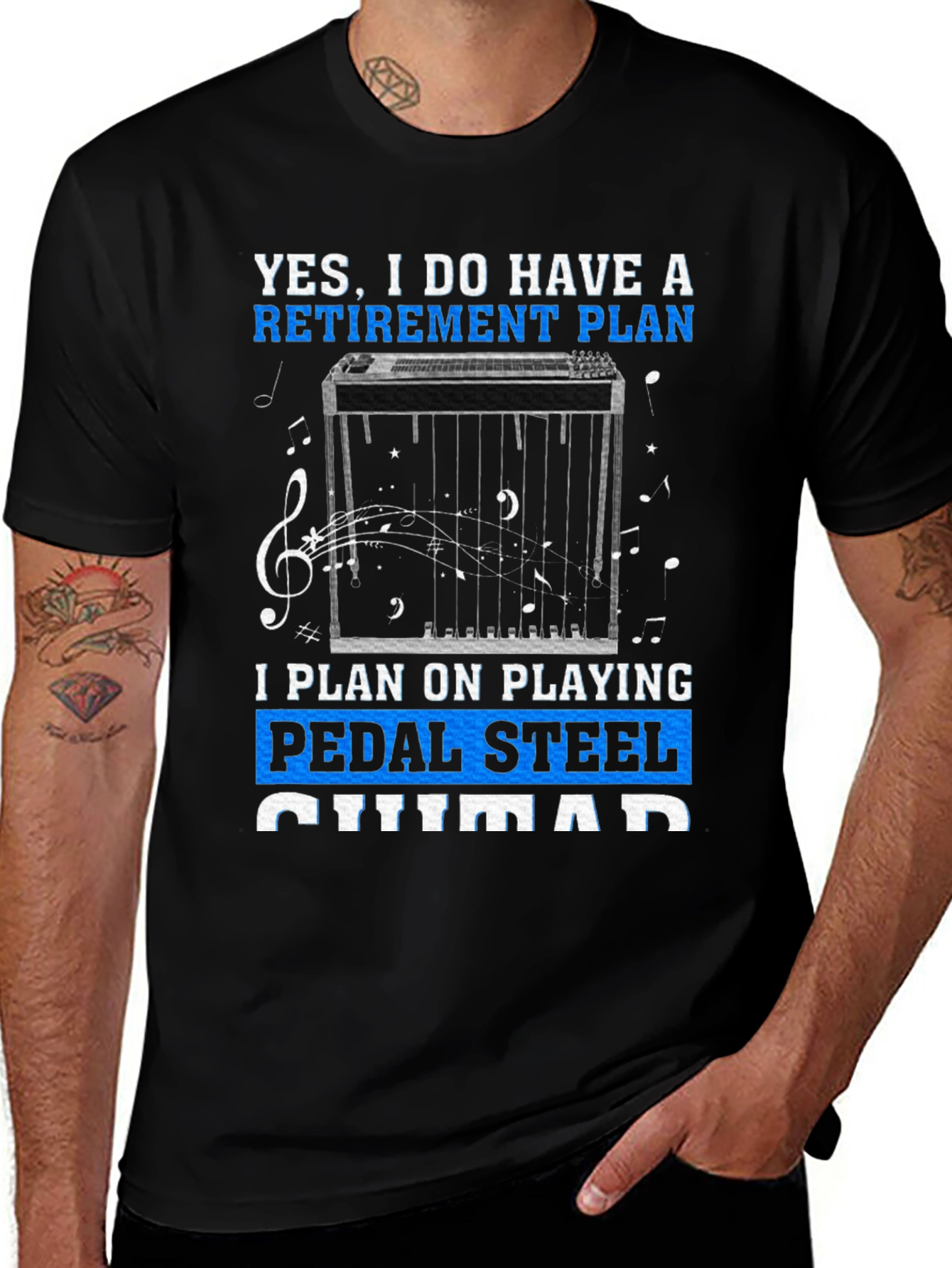Retirement Pedal Steel Guitar T-Shirt