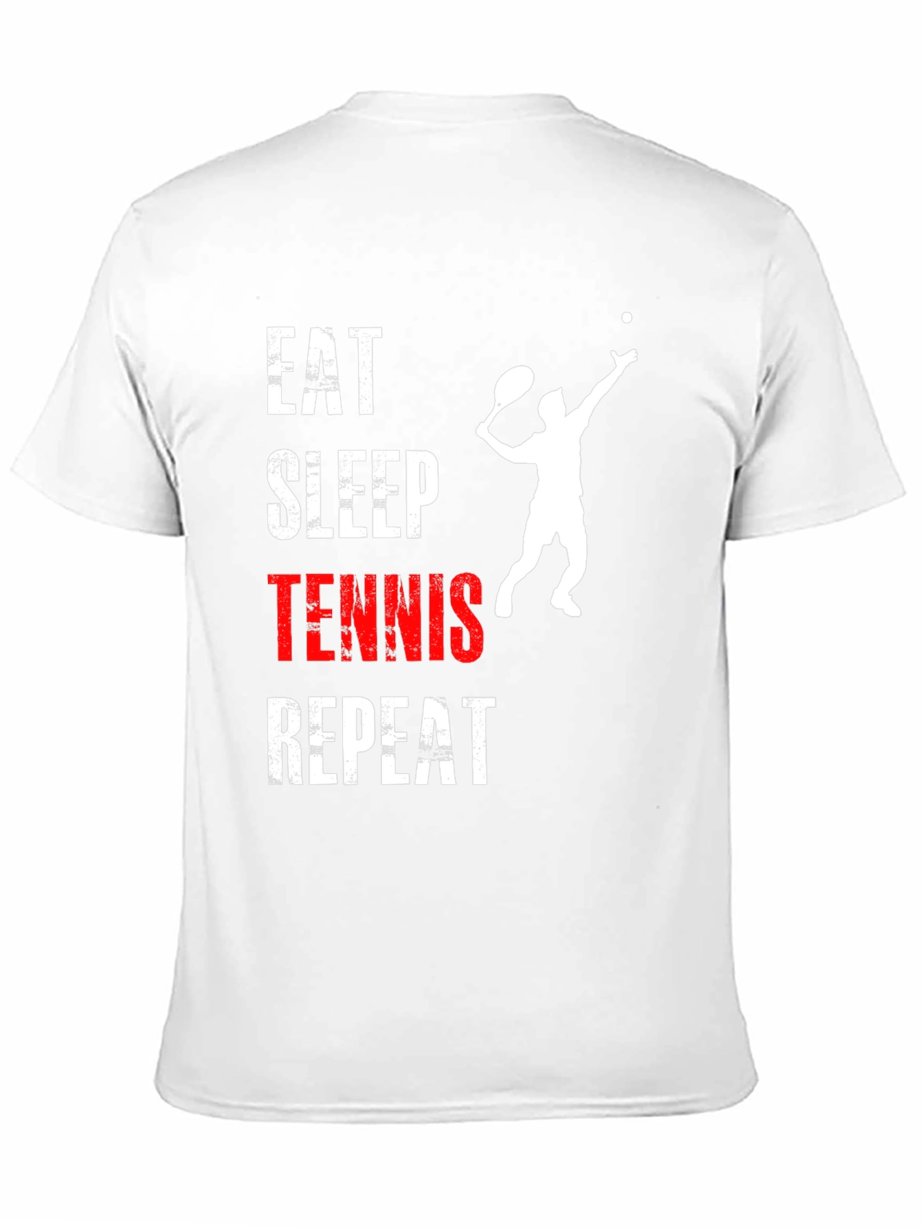 Eat Sleep Tennis Repeat Graphic T-Shirt