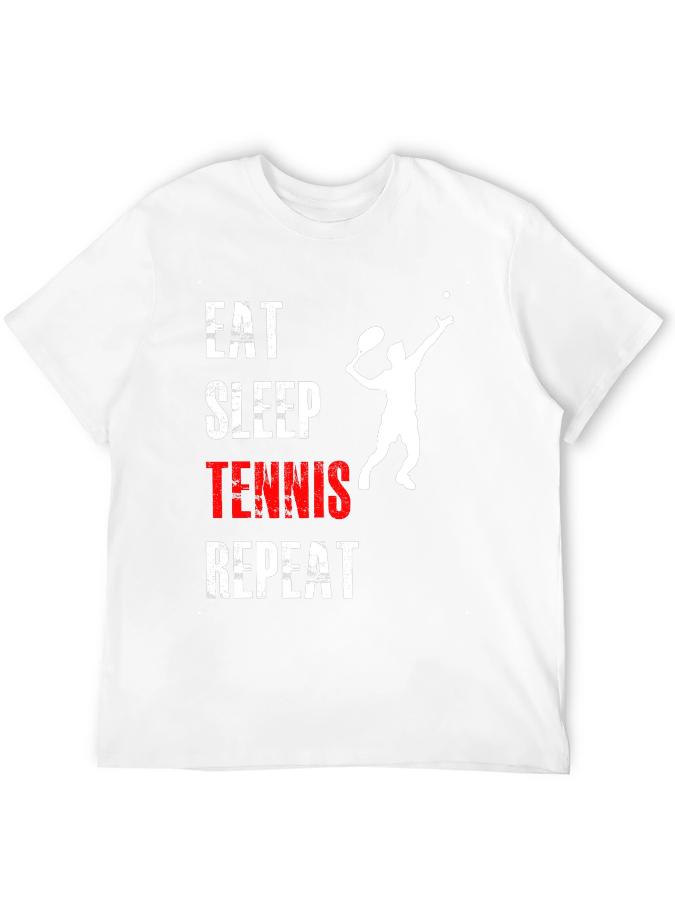 Eat Sleep Tennis Repeat Graphic T-Shirt