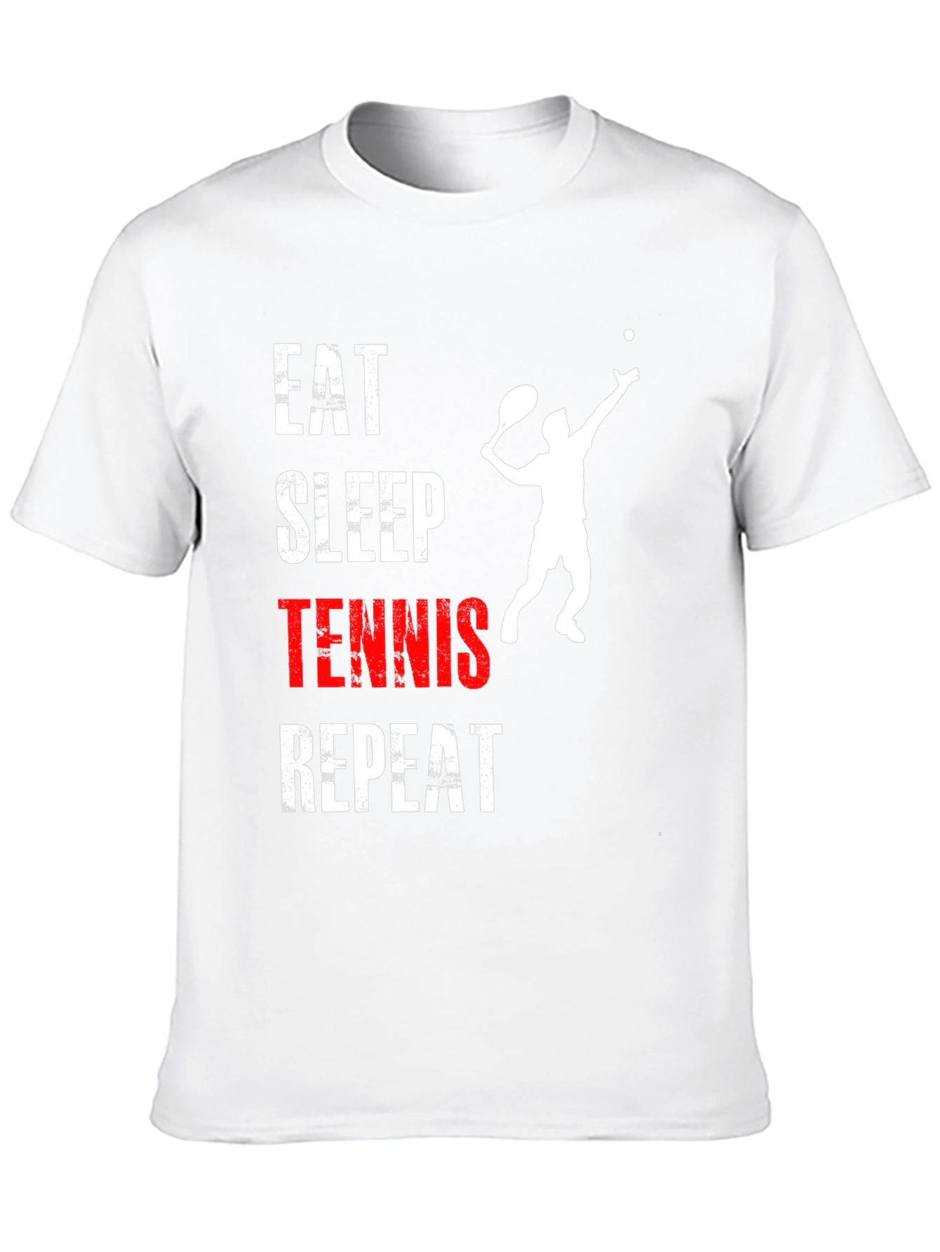 Eat Sleep Tennis Repeat Graphic T-Shirt