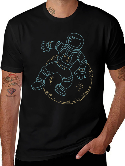 Astronaut Graphic Tee - Space Adventure