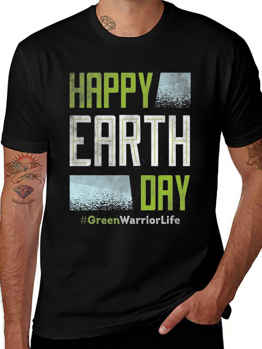 Happy Earth Day Graphic Tee - Green Warrior Life