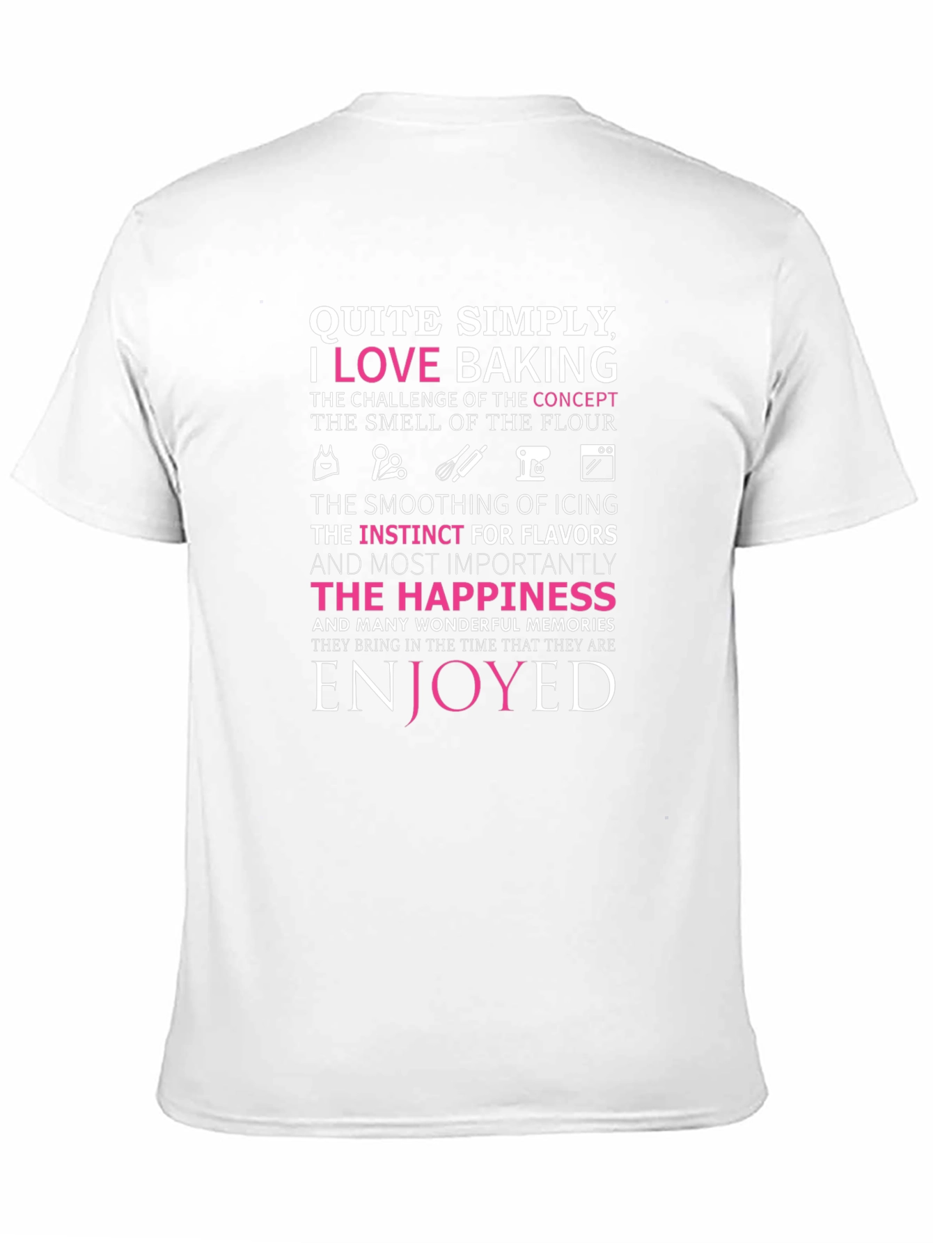 I Love Baking Graphic T-Shirt