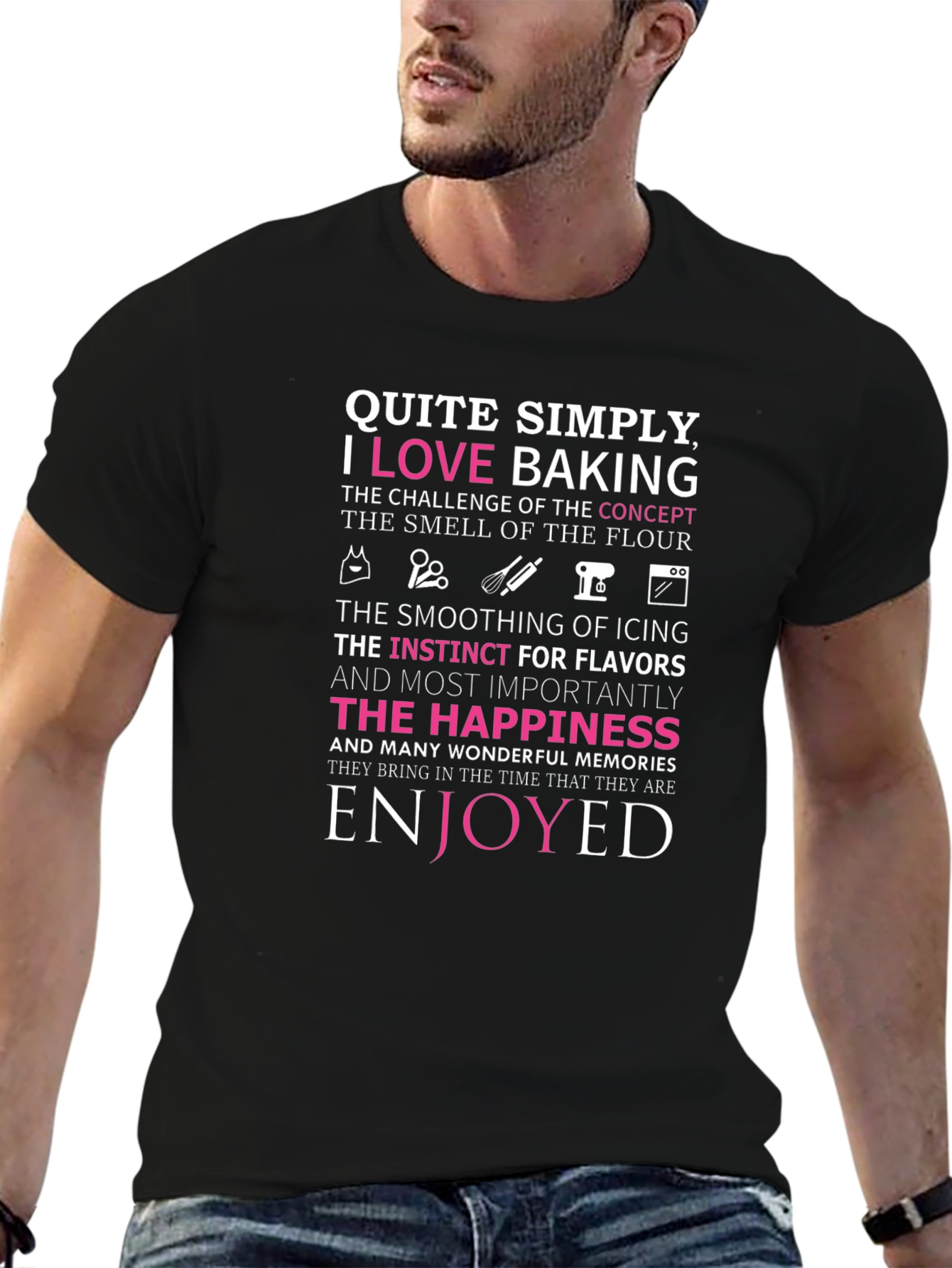 I Love Baking Graphic T-Shirt