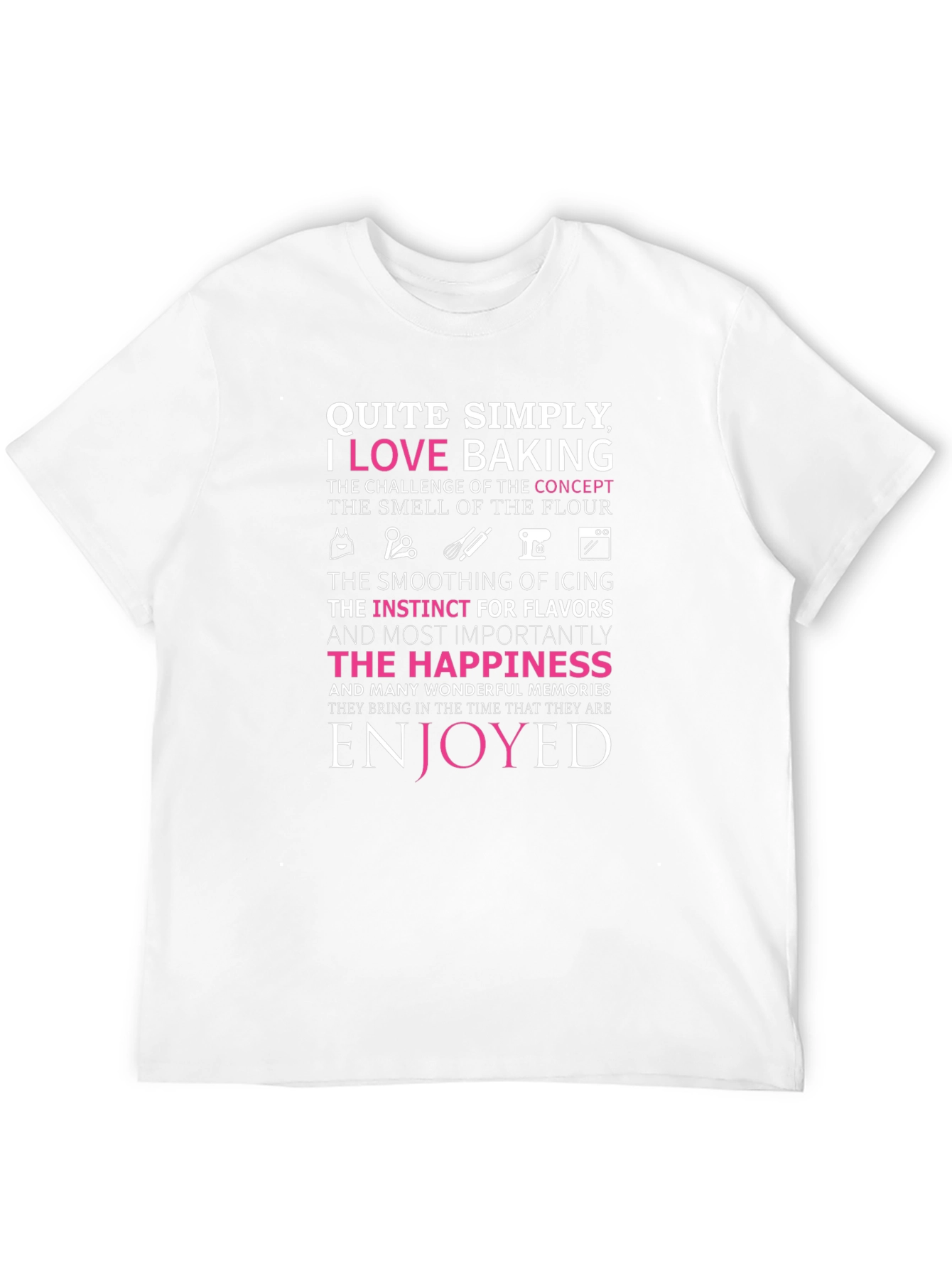 I Love Baking Graphic T-Shirt