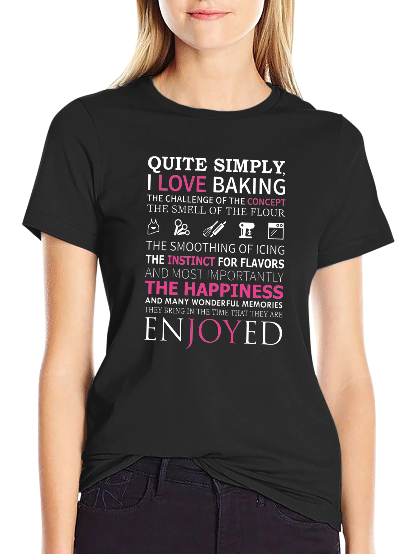 I Love Baking Graphic T-Shirt