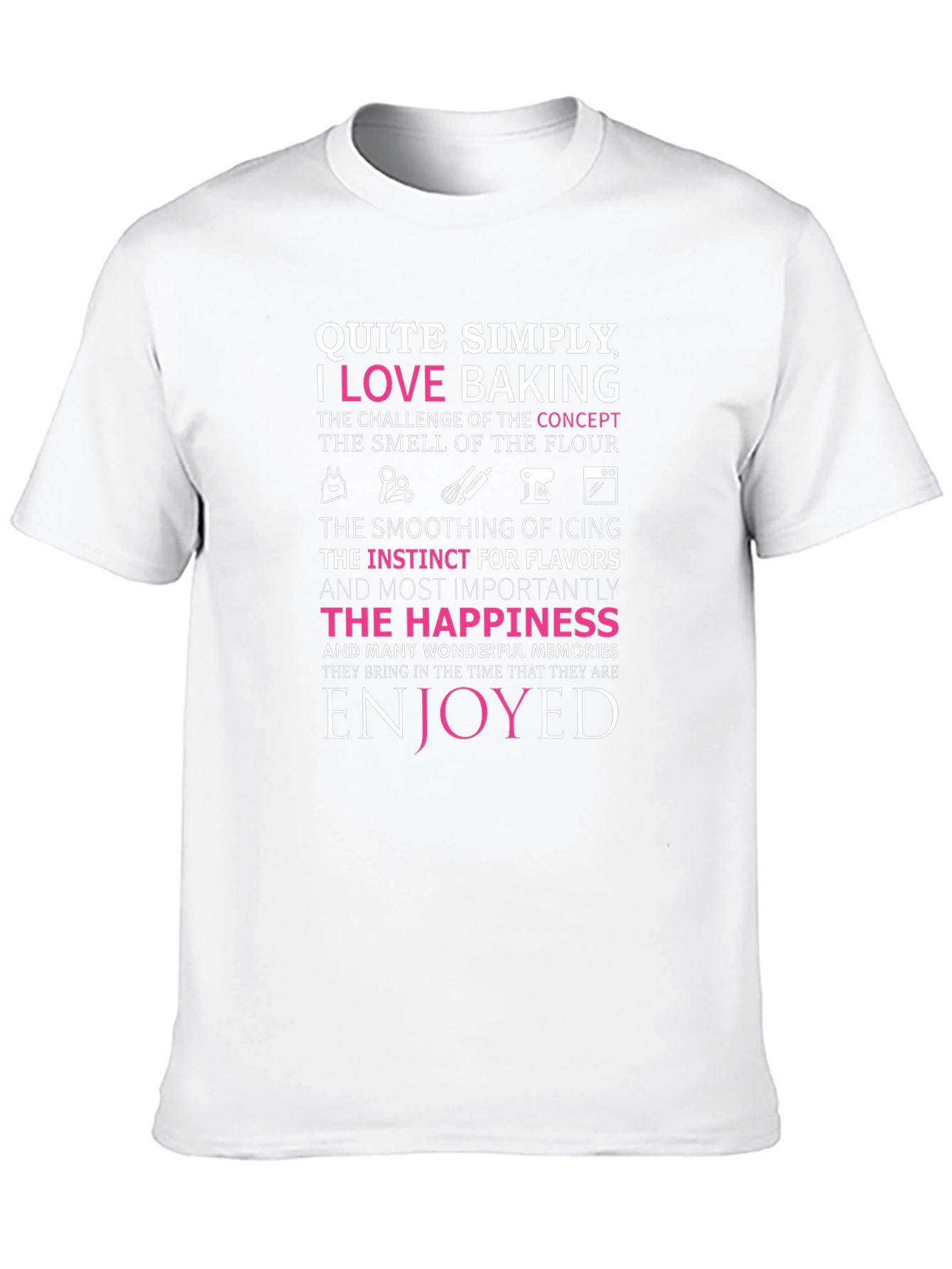 I Love Baking Graphic T-Shirt
