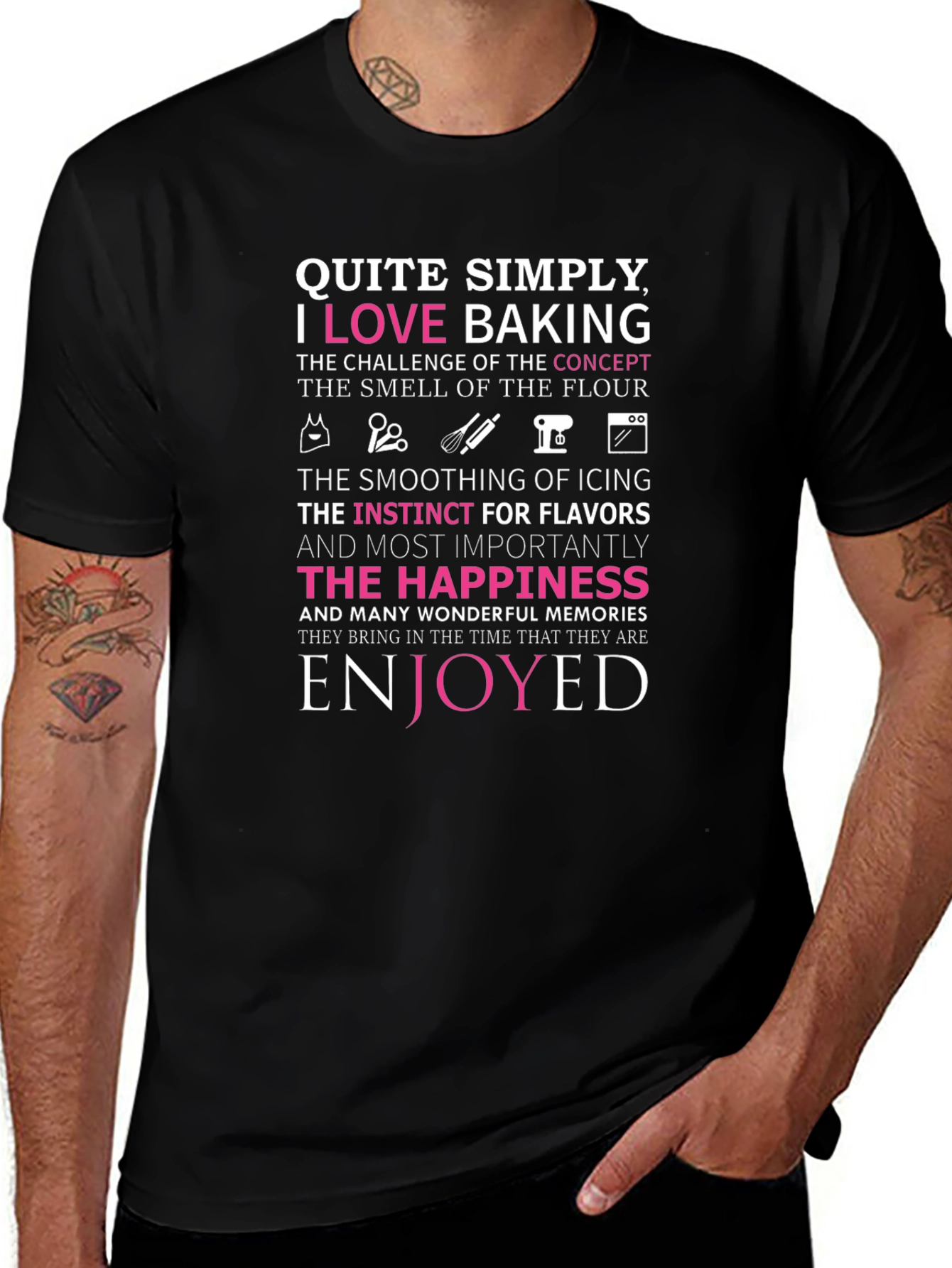 I Love Baking Graphic T-Shirt