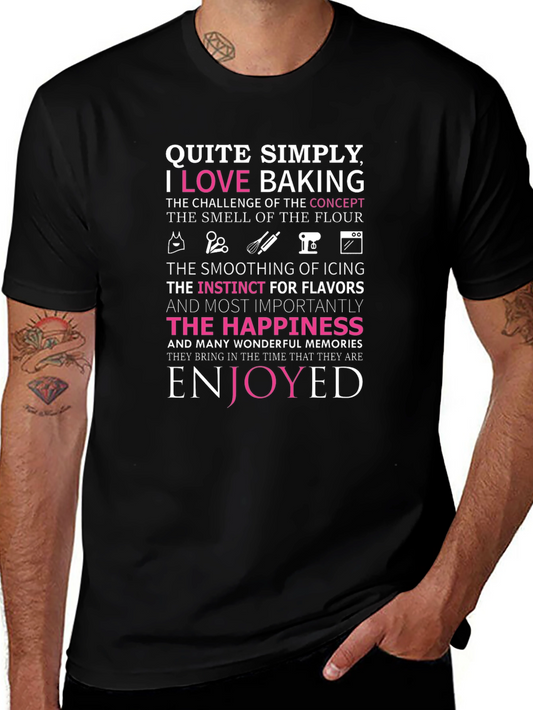 I Love Baking Graphic T-Shirt