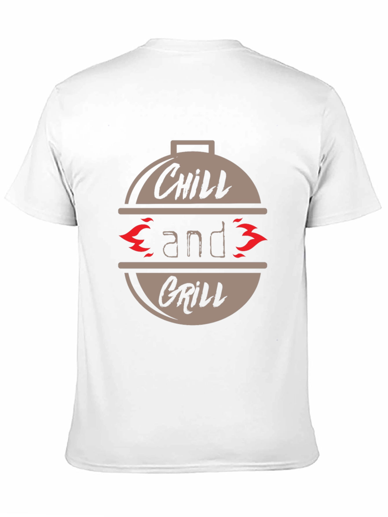 Chill and Grill Graphic T-Shirt - Casual BBQ Tee