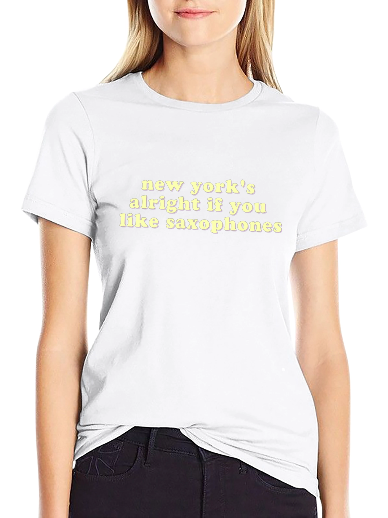 Saxophone Lover Graphic Tee - New York Inspired!