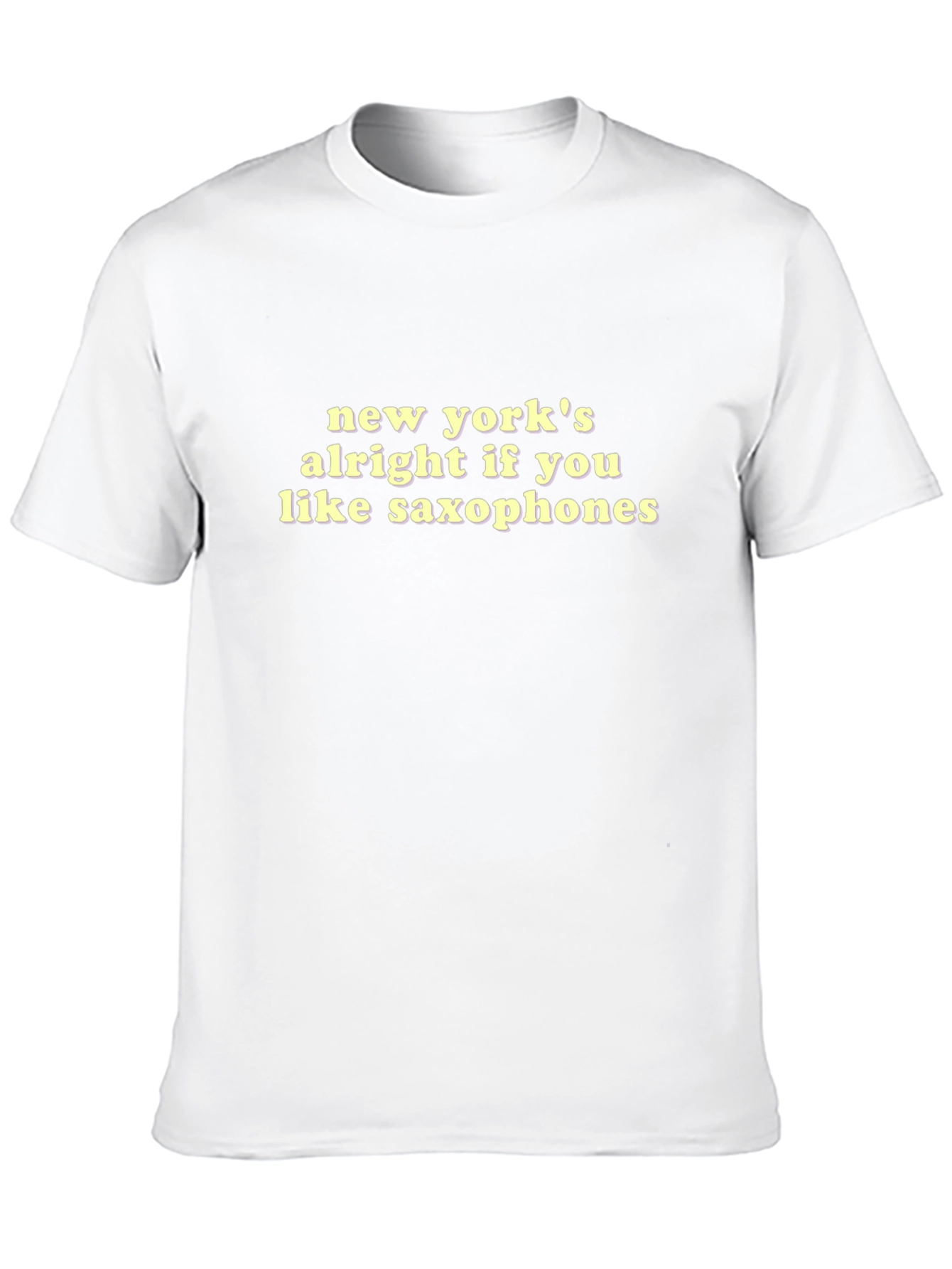 Saxophone Lover Graphic Tee - New York Inspired!