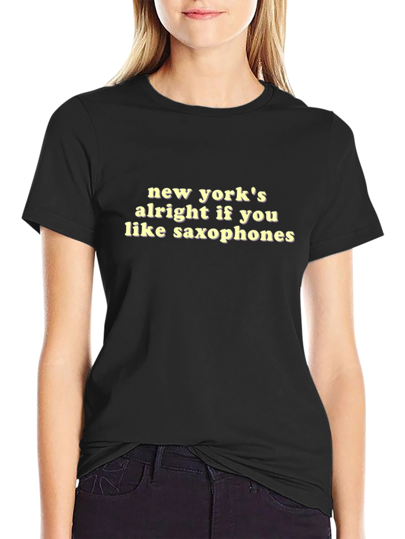 Saxophone Lover Graphic Tee - New York Inspired!
