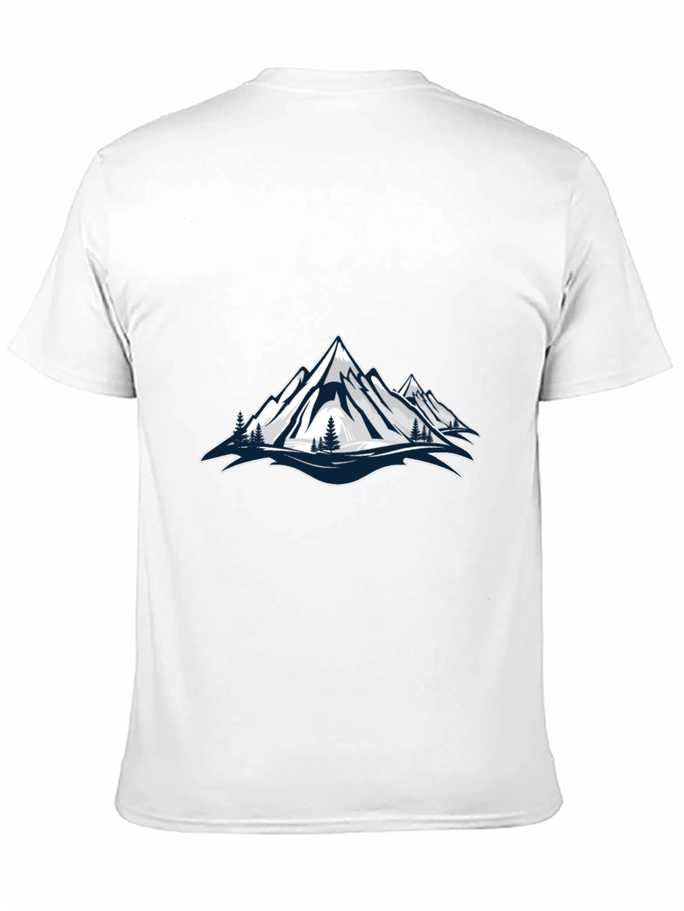 Mountain Graphic Black T-Shirt