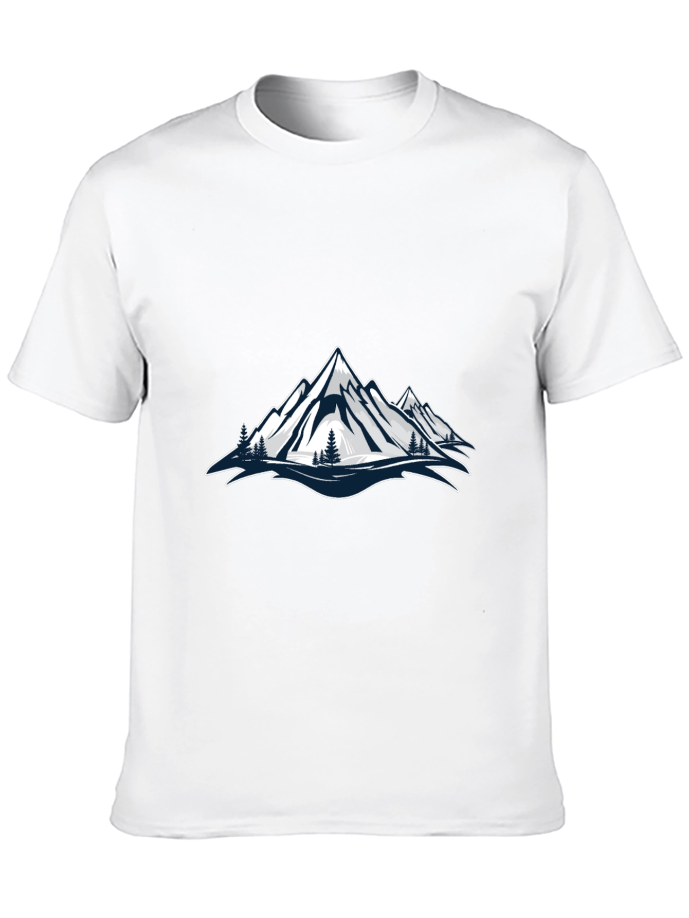 Mountain Graphic Black T-Shirt