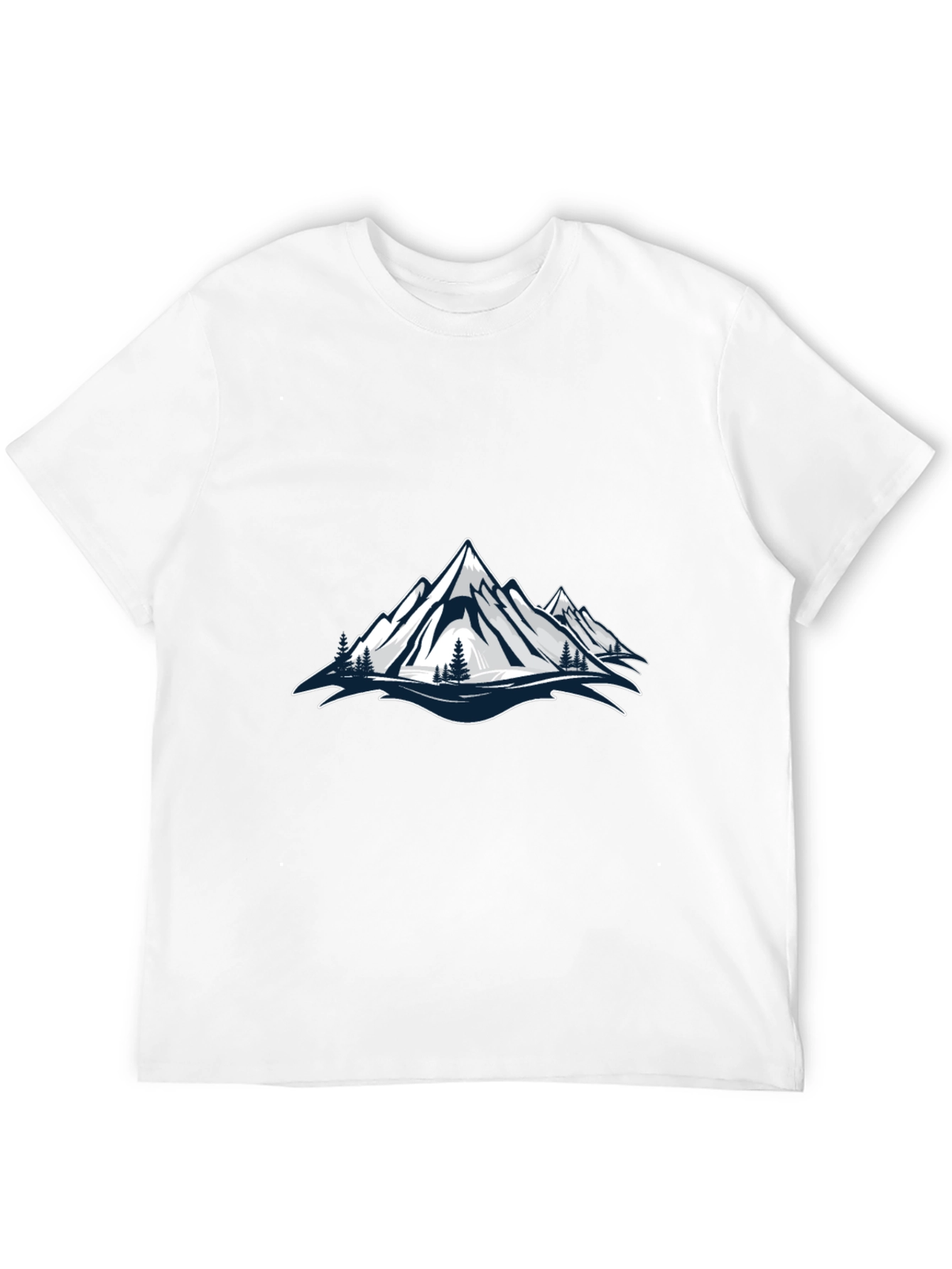 Mountain Graphic Black T-Shirt