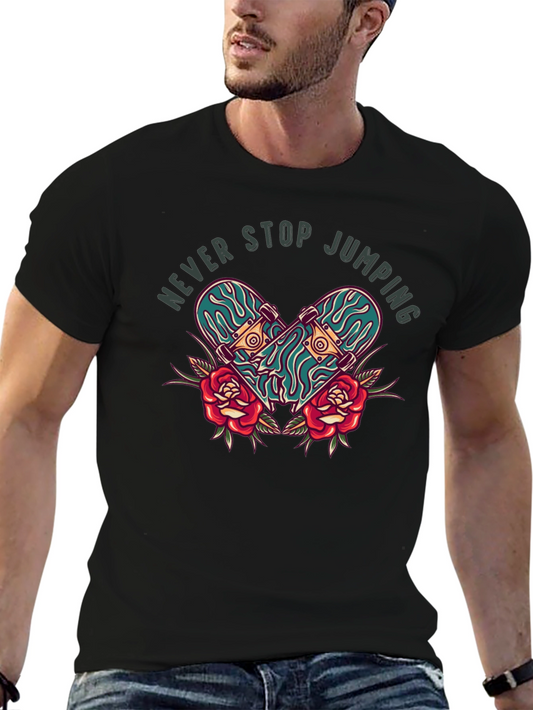 Never Stop Jumping Graphic Tee
