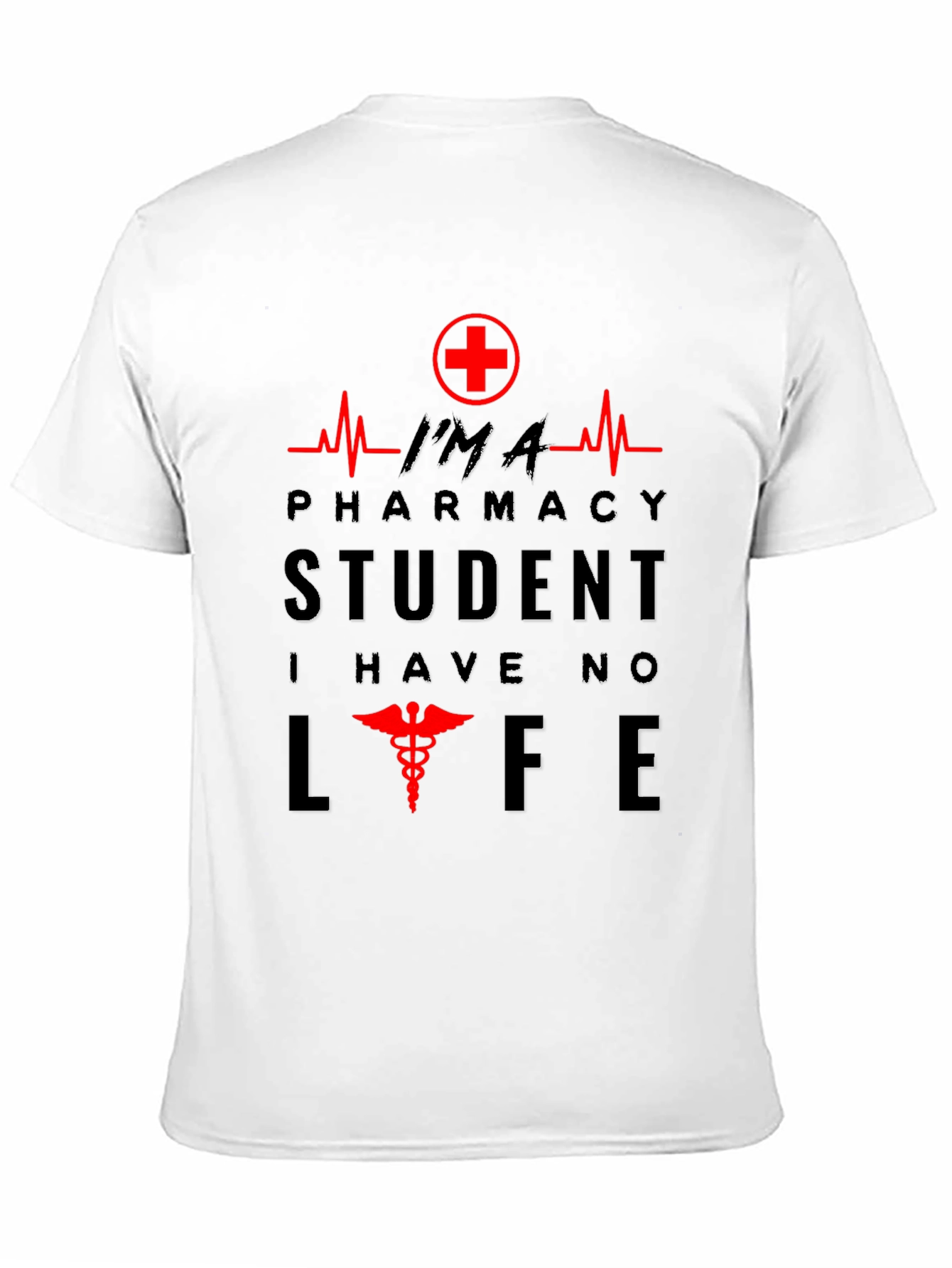 Pharmacy Student Life Graphic Tee - Black