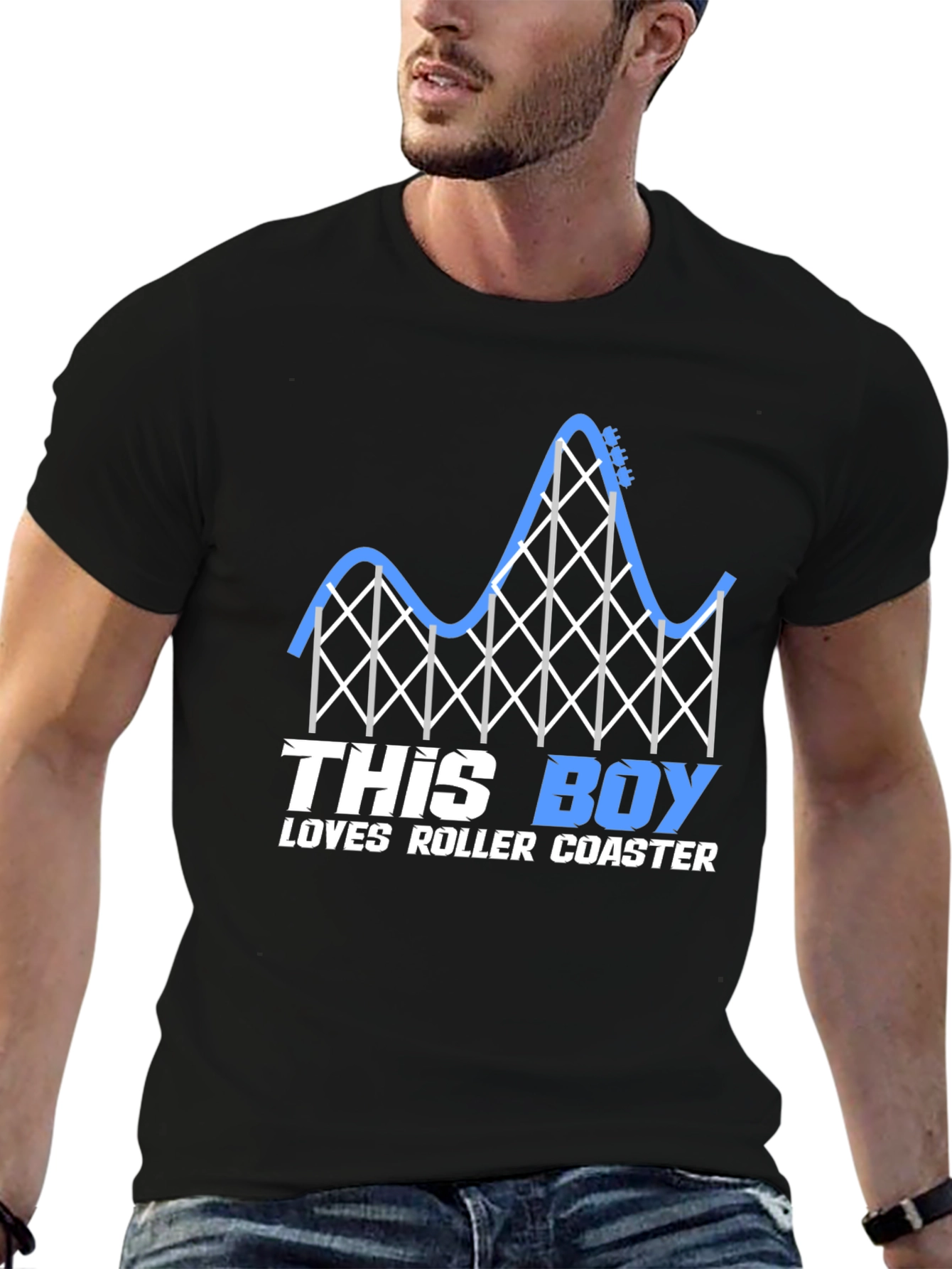 Roller Coaster Lover T-Shirt for Boys