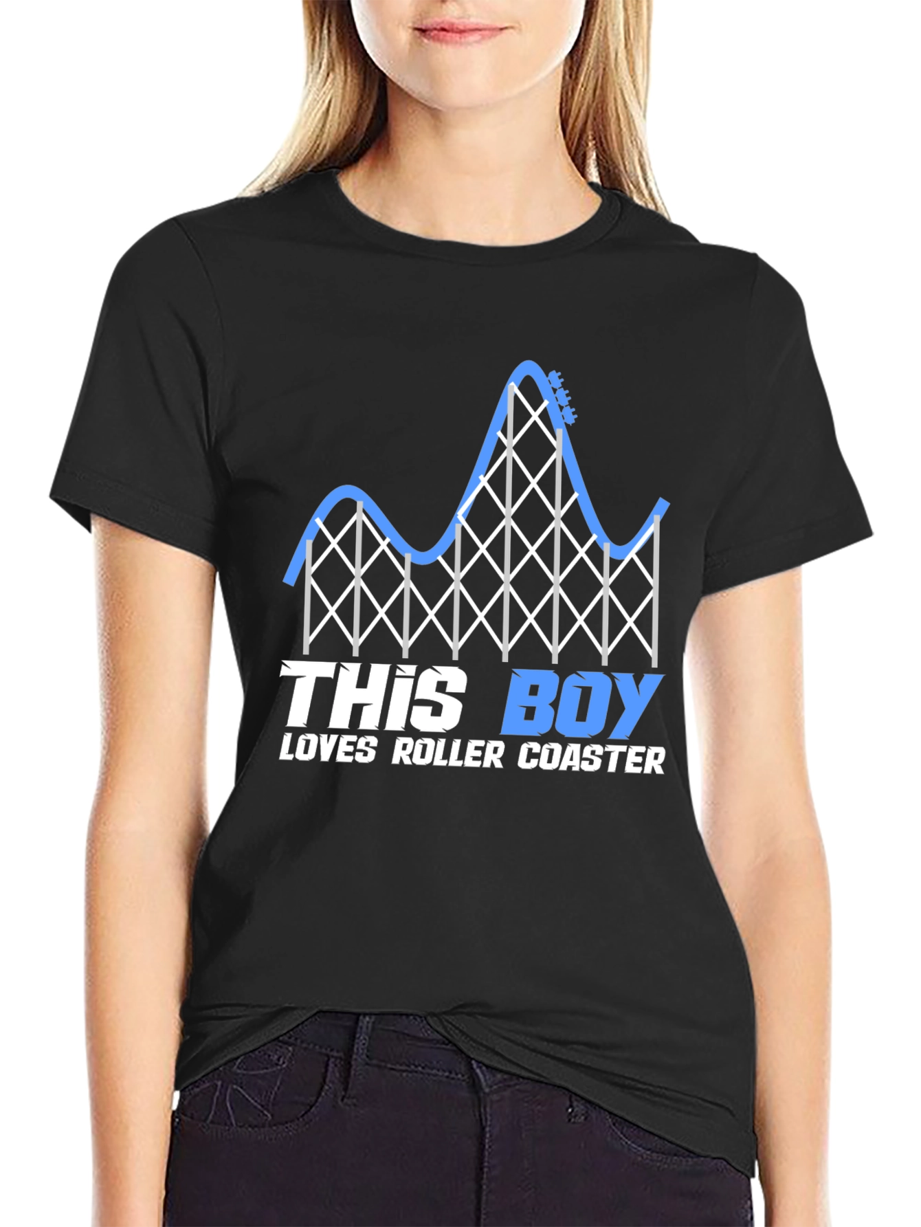 Roller Coaster Lover T-Shirt for Boys