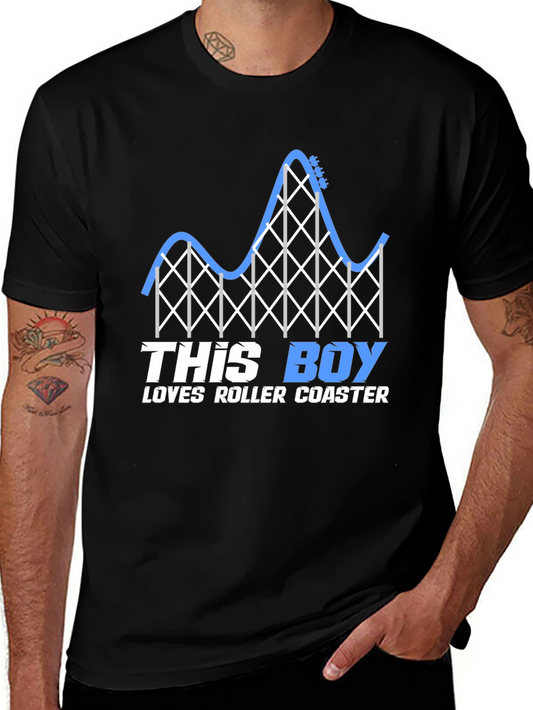 Roller Coaster Lover T-Shirt for Boys
